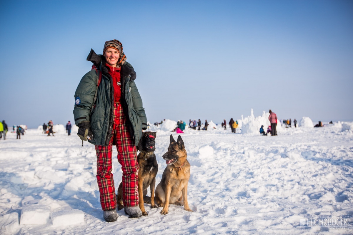 Overlooking the sea: Novosibirsk built 46 igloos on the banks of the Ob reservoir - Siberia, Novosibirsk, The festival, Reservoir, Winter, Igloo, Eskimos, Longpost