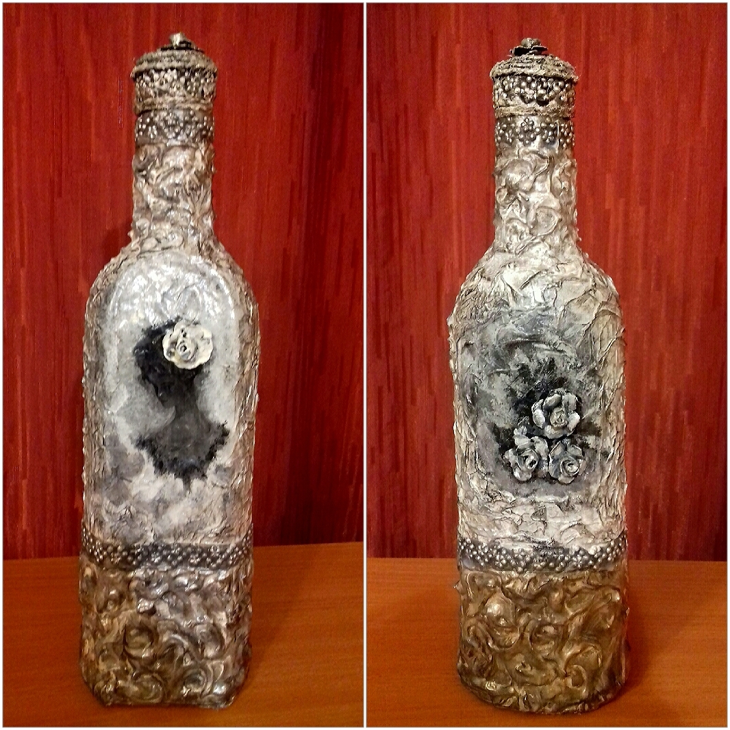 Mercanlar (Турция) Бутылка декорированная с крышкой мл «MOON» (24/1)
