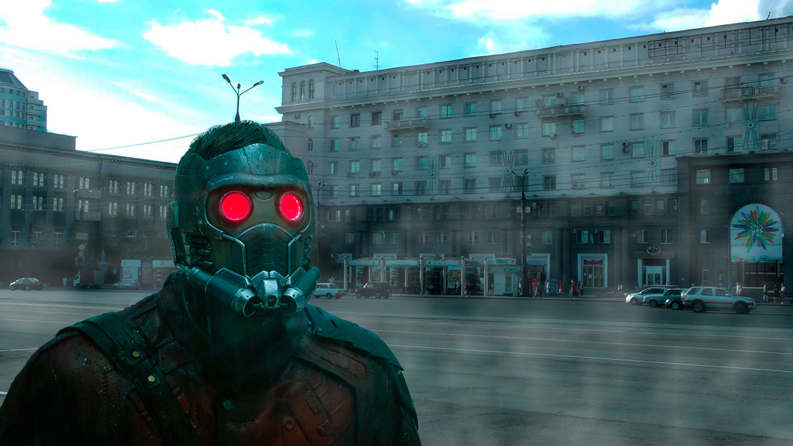 When I arrived in Chelyabinsk - My, Chelyabinsk, Guardians of the Galaxy, Photoshop master