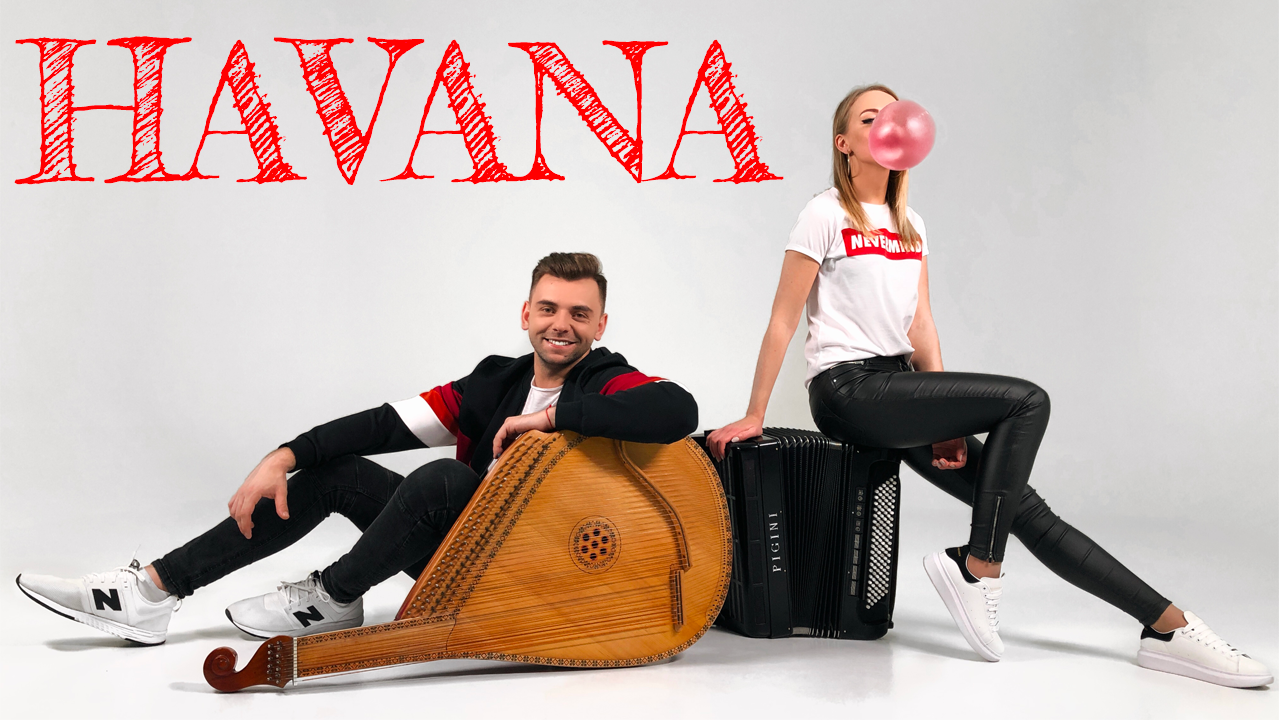Havana on bandura and button accordion! - My, Cover, Music, Musicians, , 