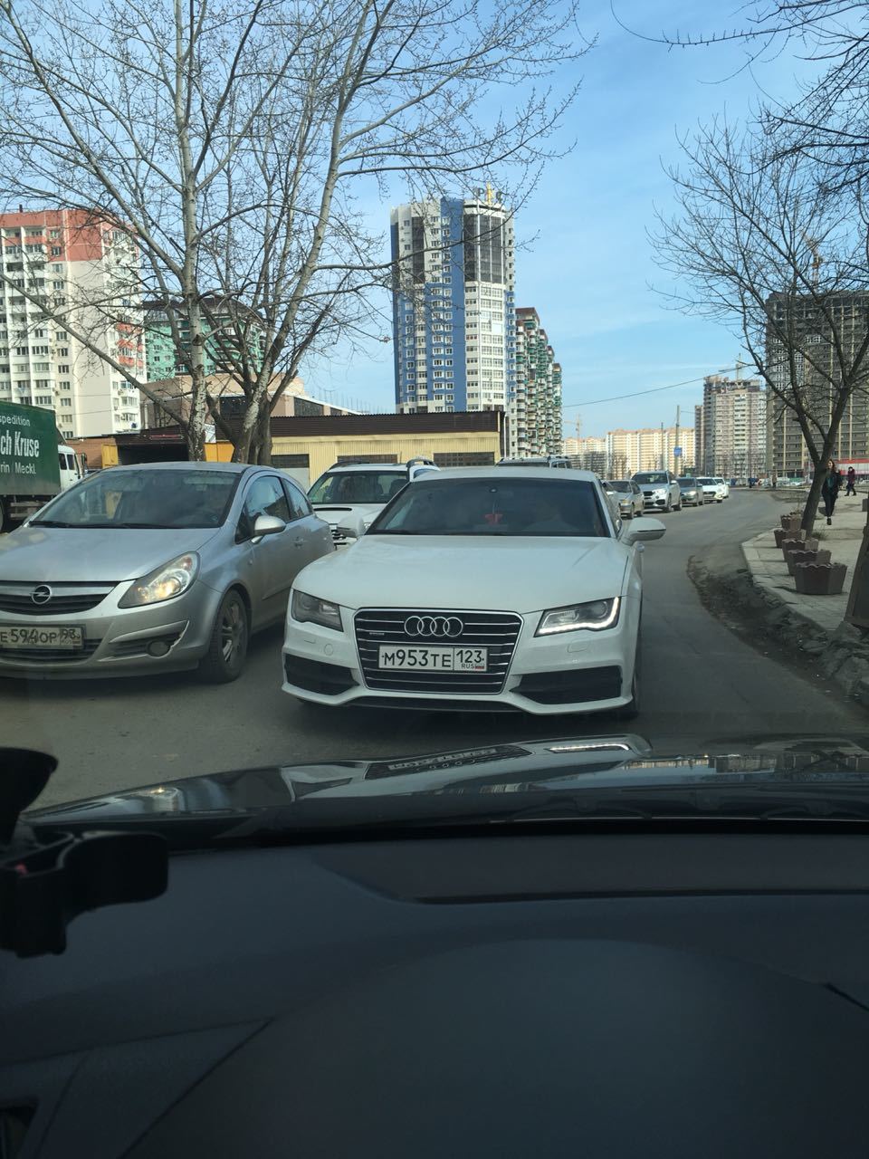 Threatened to gouge out eyes - Driver, Violation of traffic rules, Krasnodar