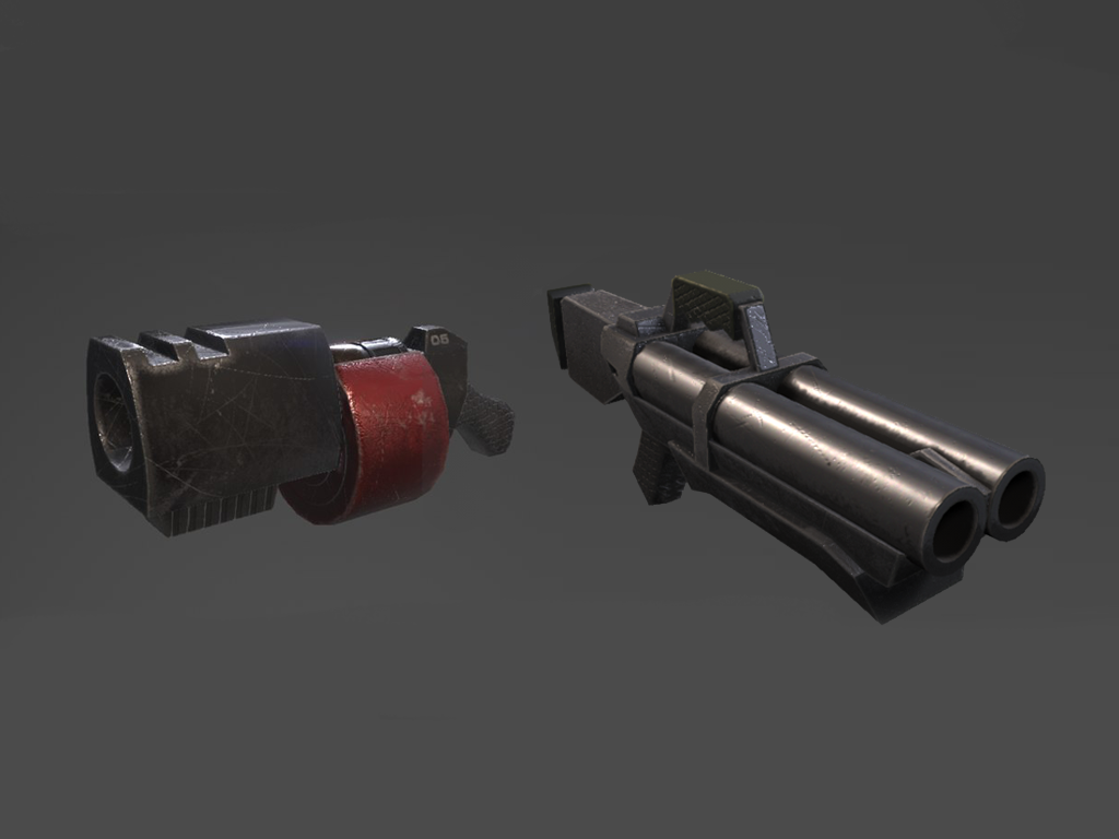 Release of updated models for Quake 2 - My, Quake, Quake 2, Weapon, Gamedev, Modding, Longpost