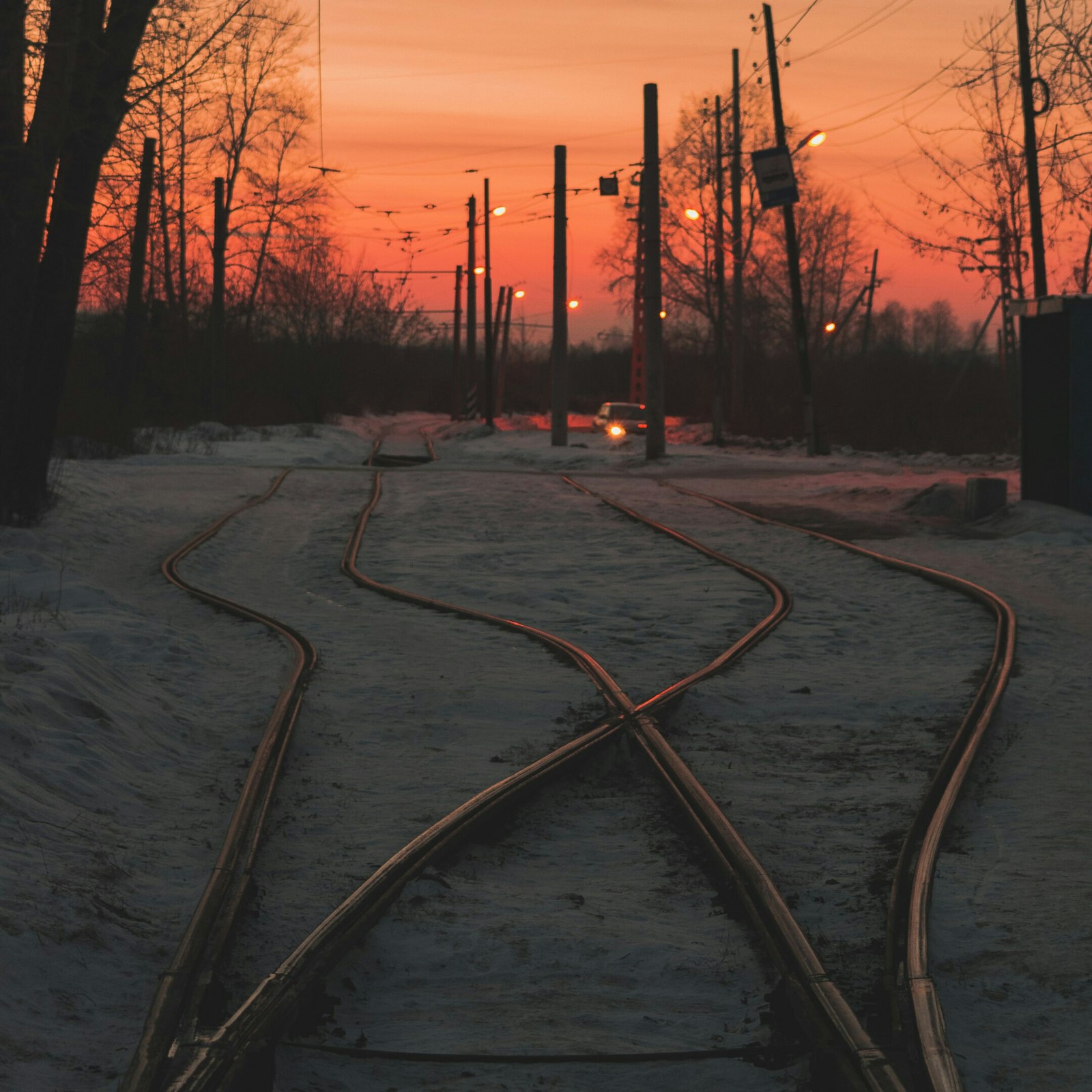 Choose your path - My, The photo, Sunset, Rails, Railway, Beginning photographer