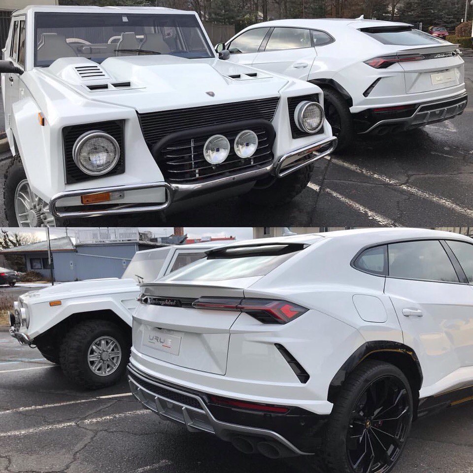 2018 Lamborghini Urus vs. 1986 Lamborghini LM002 