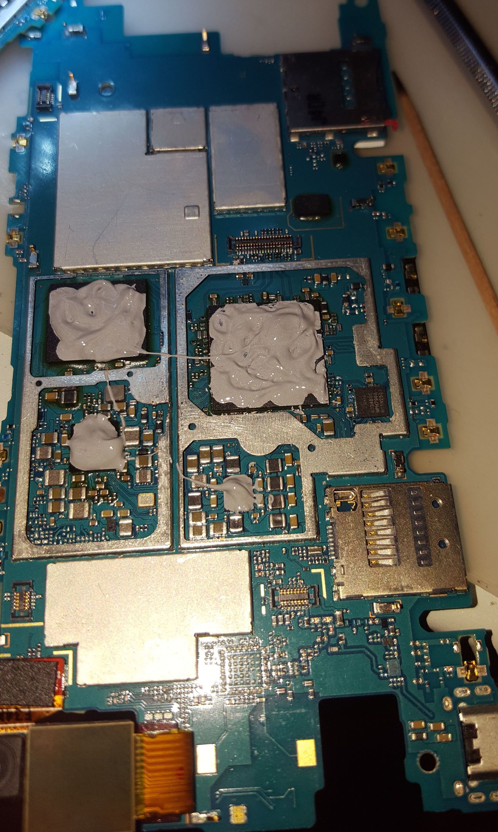 Master class especially for @gepka - My, Thermal paste, Telephone, Ремонт телефона, Work, Repair, Longpost