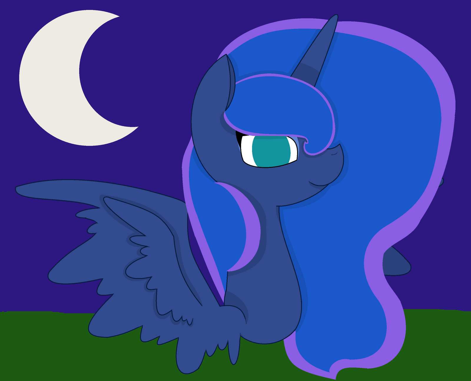 moon - My, My little pony, Princess luna