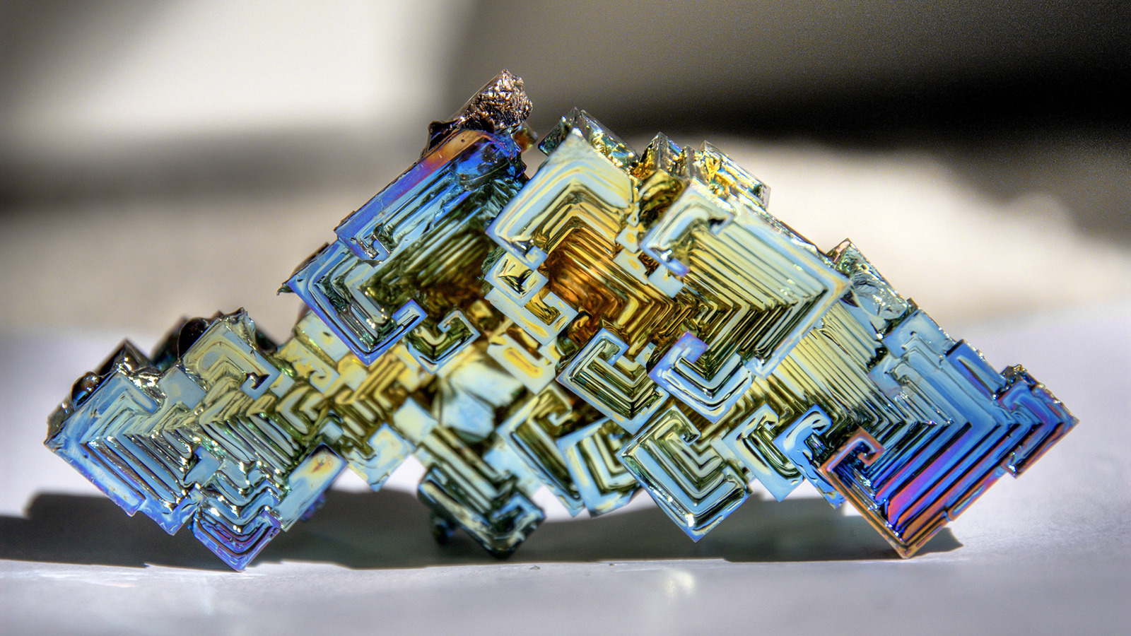 Bismuth crystals - Crystals, The photo, Geometry, Geology, 