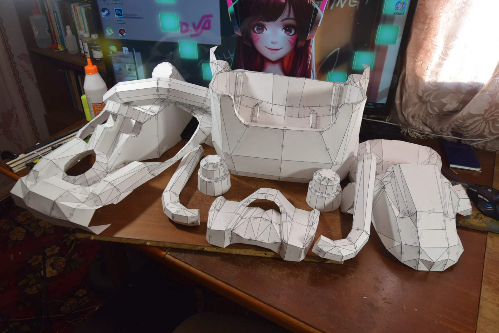 Here is the second part - My, Games, Fallout 4, Pepakura, With your own hands, Link, Papercraft