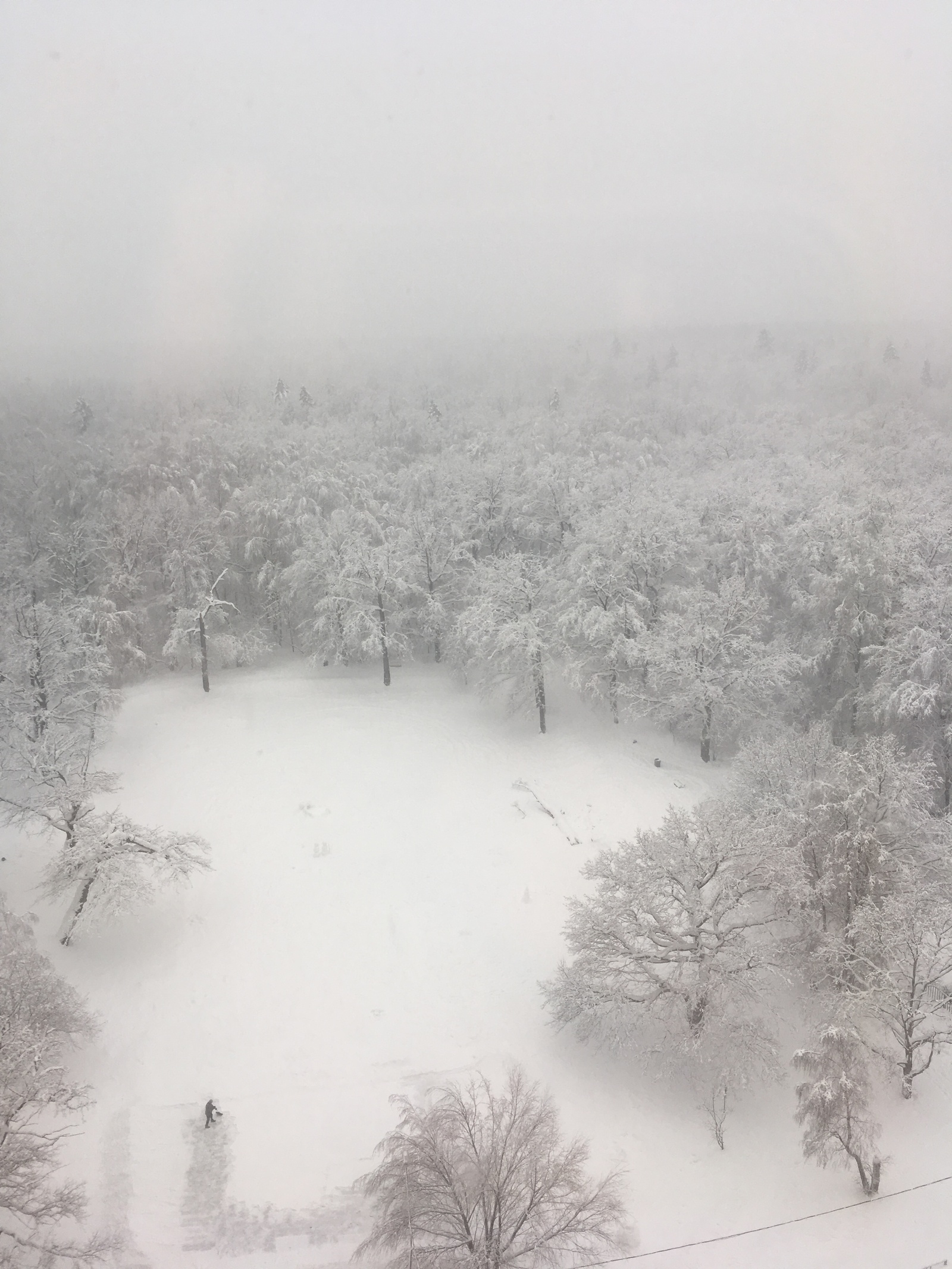 View of the Moscow Ring Road - My, Moscow, Winter, MKAD