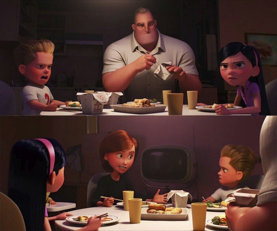 How the Incredibles has changed in 14 years. - The Incredibles, Cartoons, Animation, Walt Disney