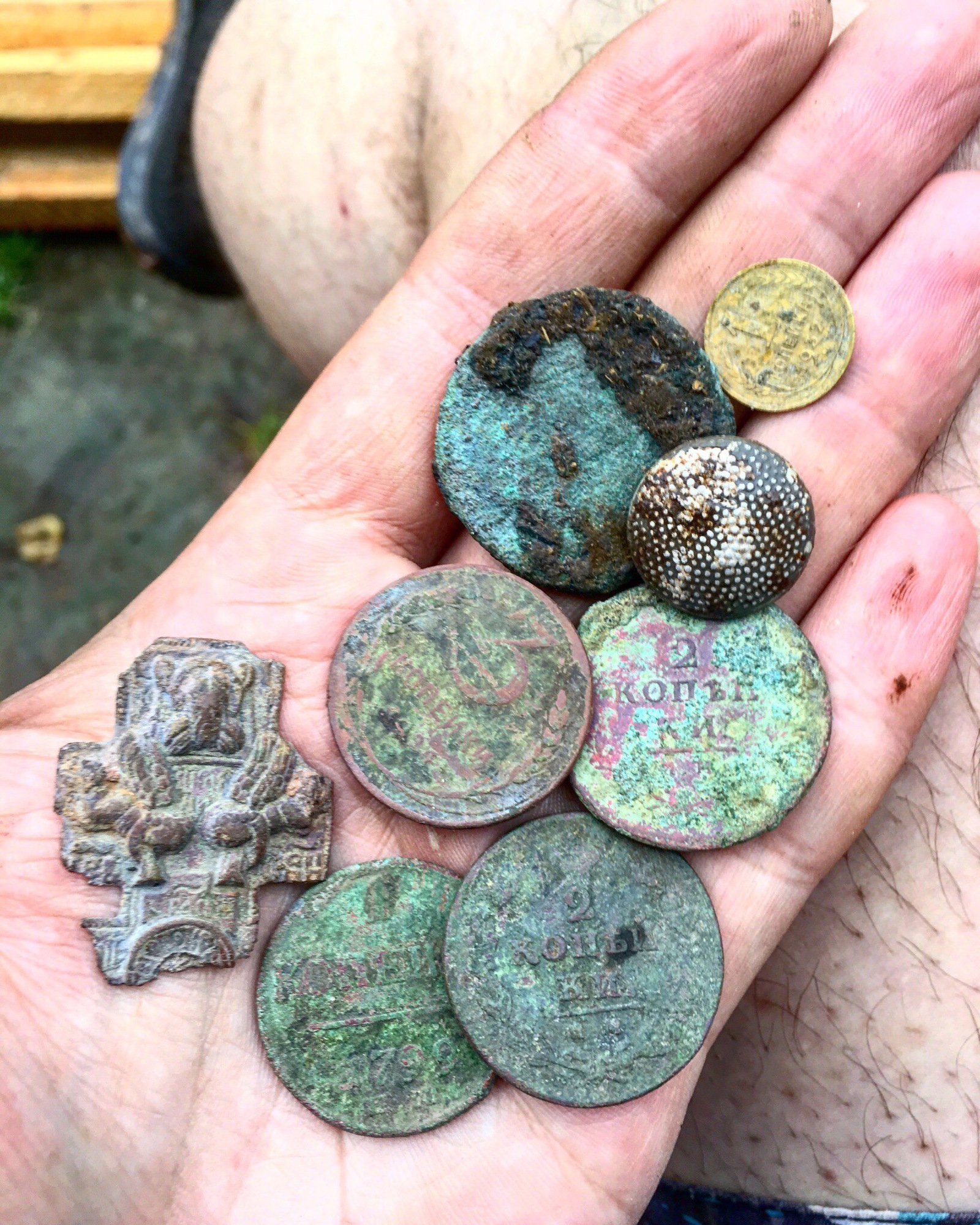 Antique finds 2017 summer - My, Old man, Find, Archeology, Instrument search, Longpost