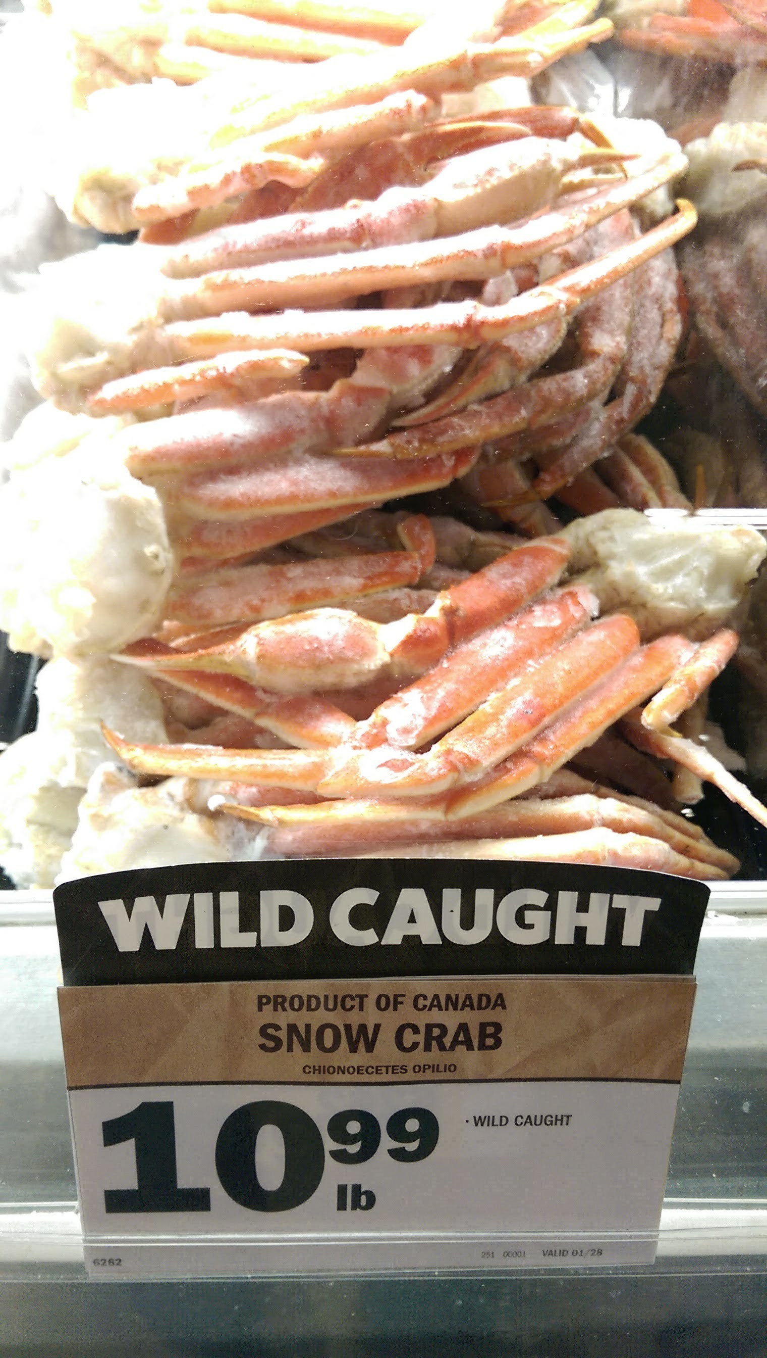 World geography lesson in an American supermarket. Crabs from Russia! - My, America, Living abroad, USA, Seafood, , American cuisine, Longpost