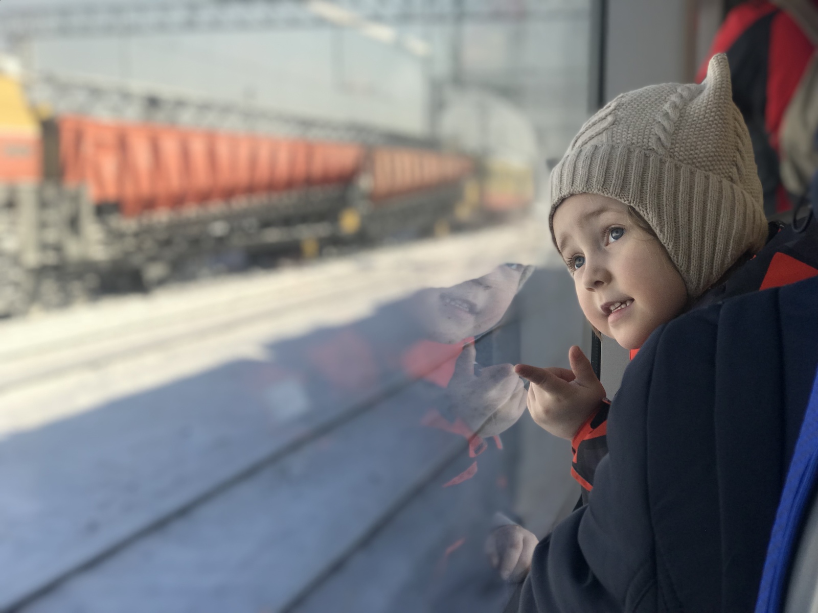 Train ride, first - My, MCC, Children, beauty, The first, Drive, Joy, Laugh, Longpost