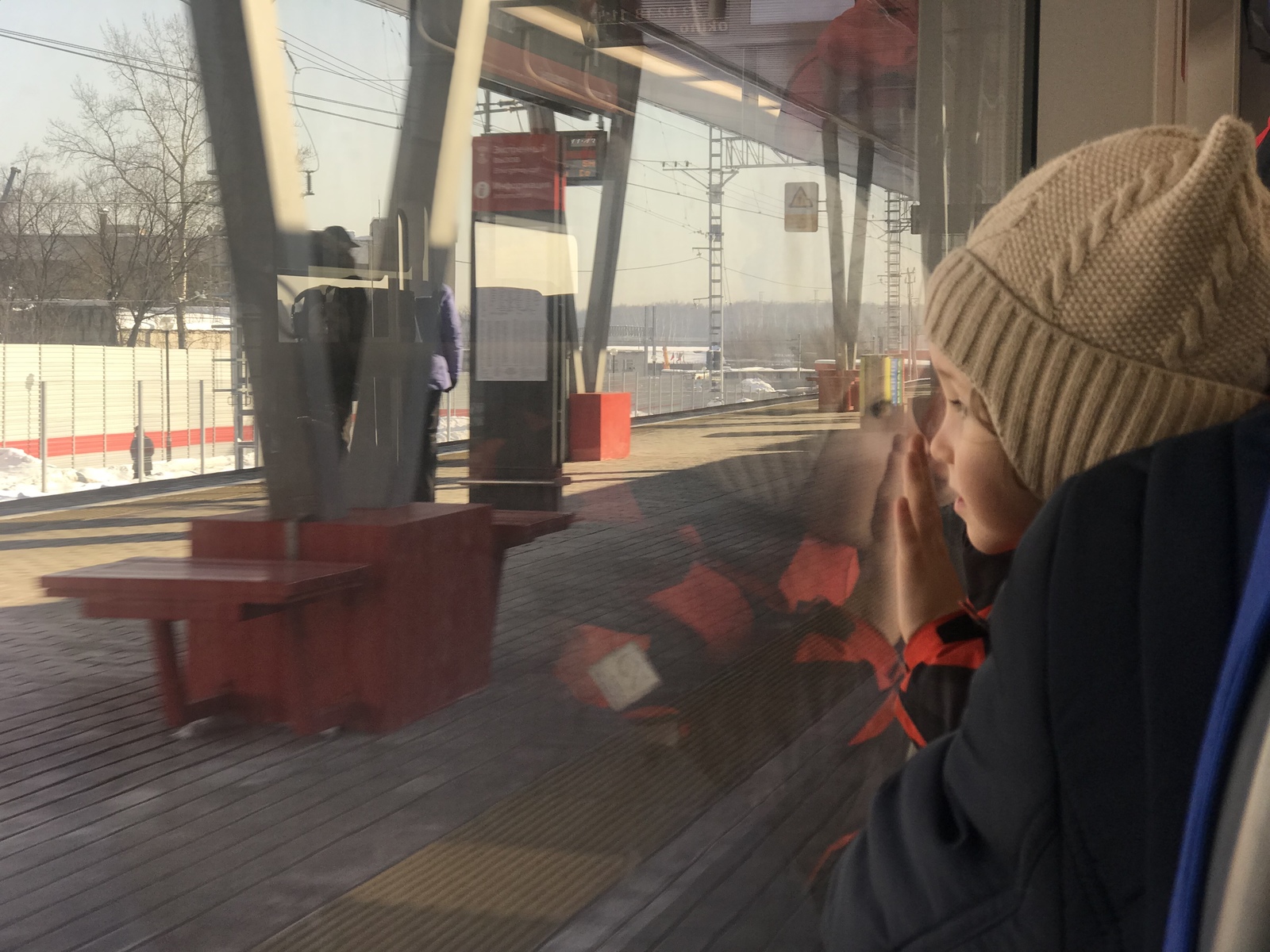 Train ride, first - My, MCC, Children, beauty, The first, Drive, Joy, Laugh, Longpost