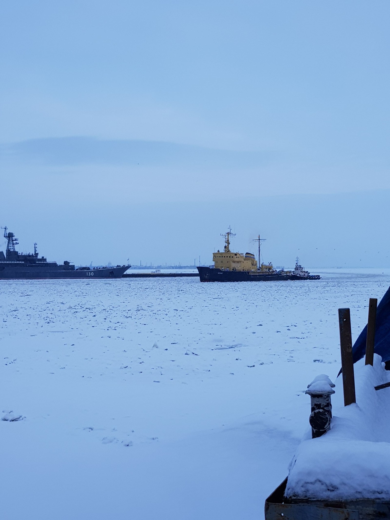 Exit to the sea. - My, Sea, Ice, The photo, Navy, Longpost