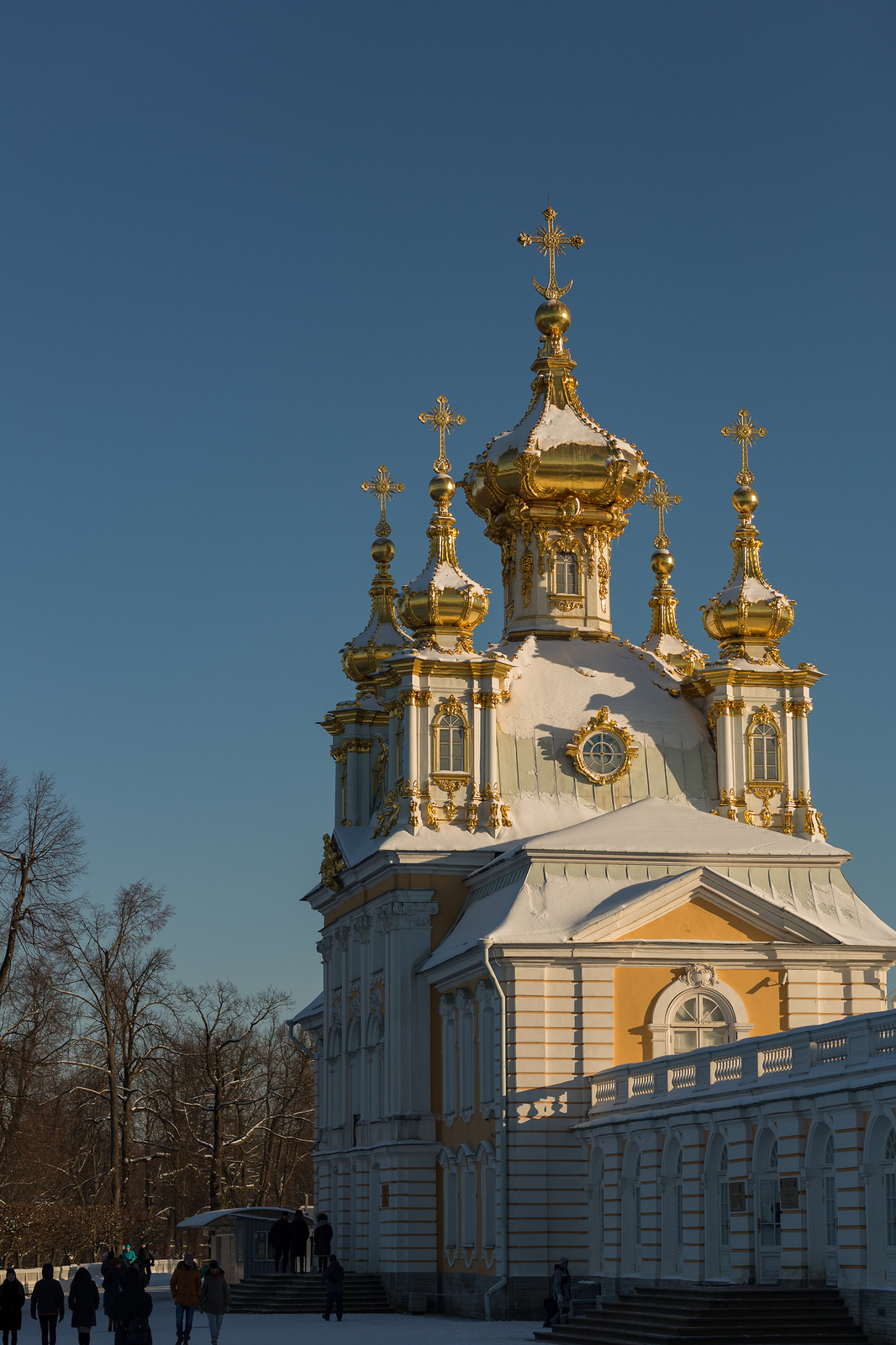 Поездка в Петергоф - Моё, Петергоф, Зима, Длиннопост, Санкт-Петербург, Архитектура, Снег