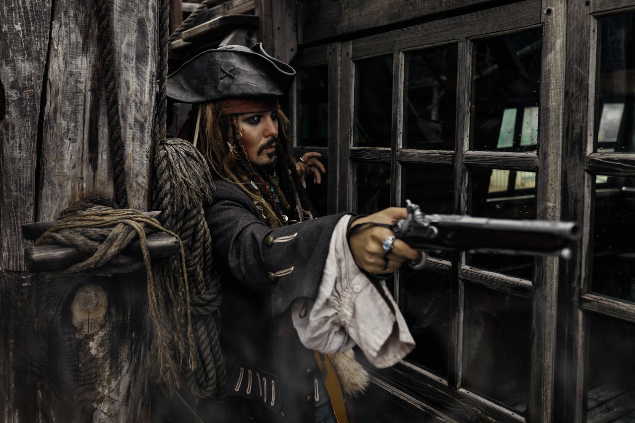 Captain Jack Sparrow 2017 - Captain - Michael Muraki - Cosplay, Russia, The photo, Pirates of the Caribbean, Captain Jack Sparrow, Longpost