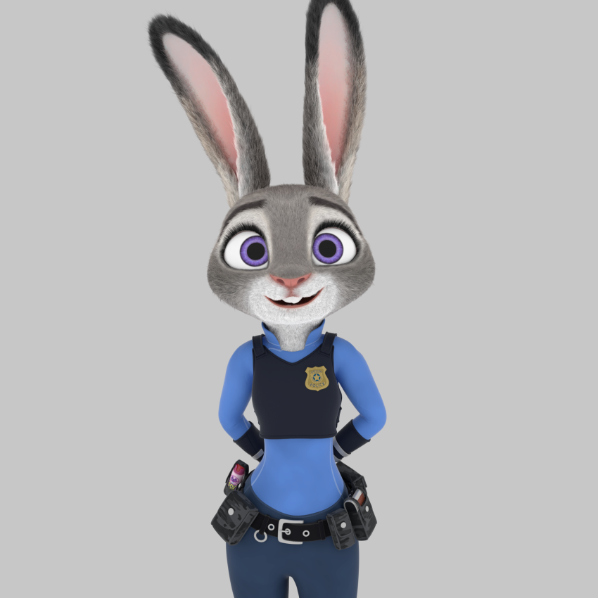 Решил тут вам подкинуть интересностей - Zootopia, Зверополис, Judy Hopps, 3D моделирование, Фанатское творчество, Длиннопост