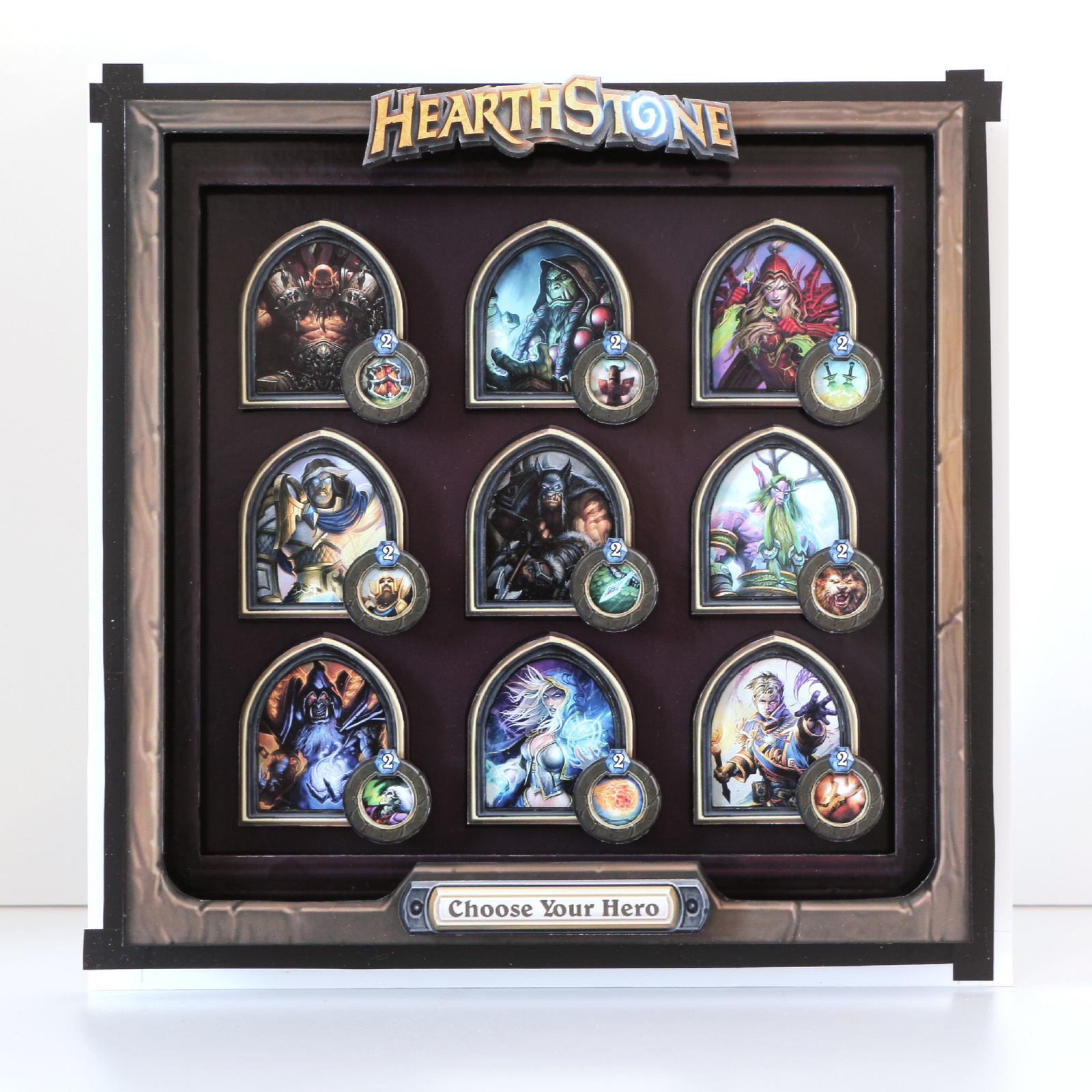 Hearthstone diorama - My, Diorama, Games, My, Hearthstone, With your own hands, Longpost