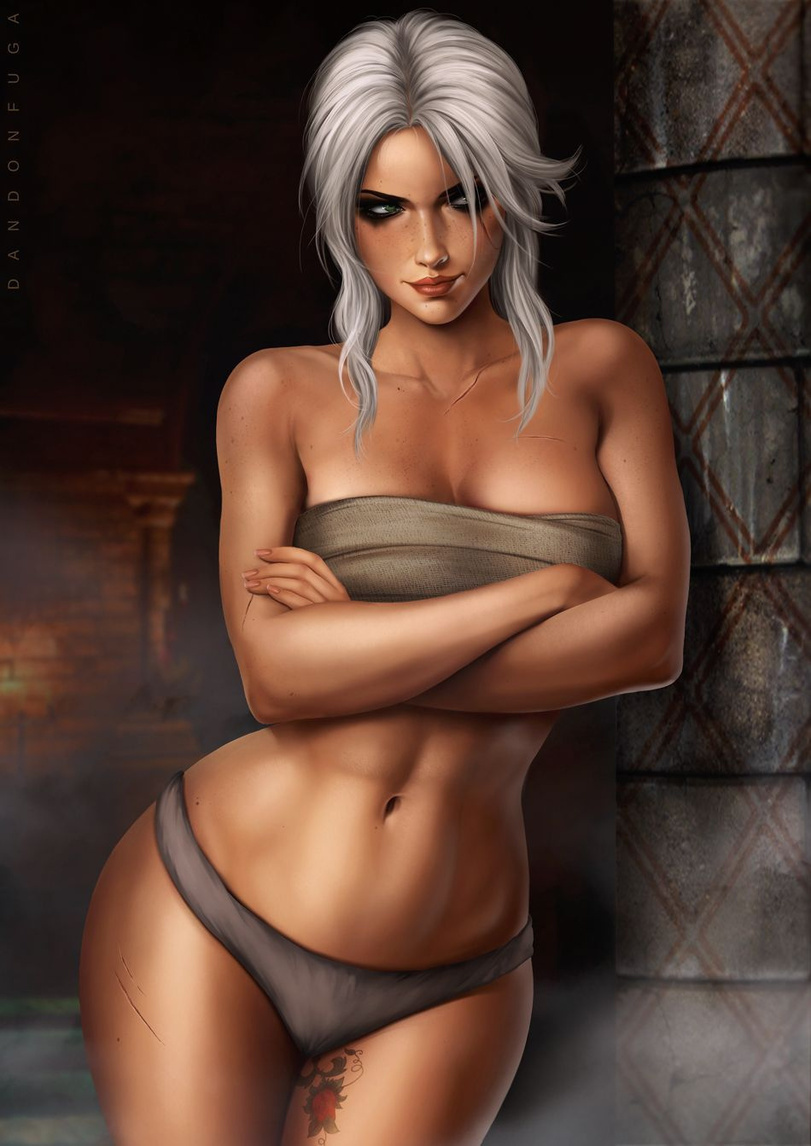 Ciri by Dandonfuga - NSFW, Dandonfuga, Witcher, The Witcher 3: Wild Hunt, Games, Strawberry