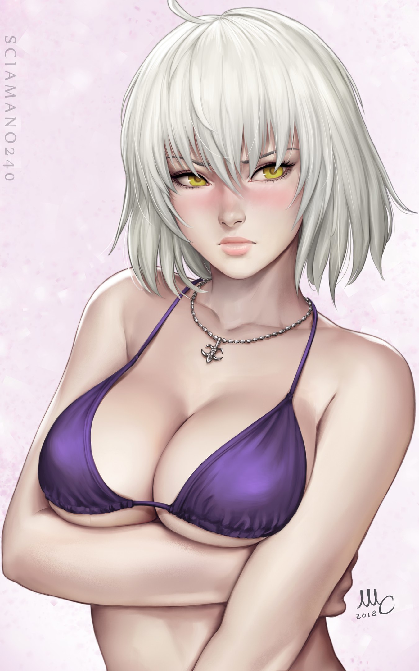 Jeanne d'Arc - NSFW, Арт, Аниме, Fate, Fate Grand Order, Sciamano240, Jeanne Alter, Jeanne Darc, Длиннопост