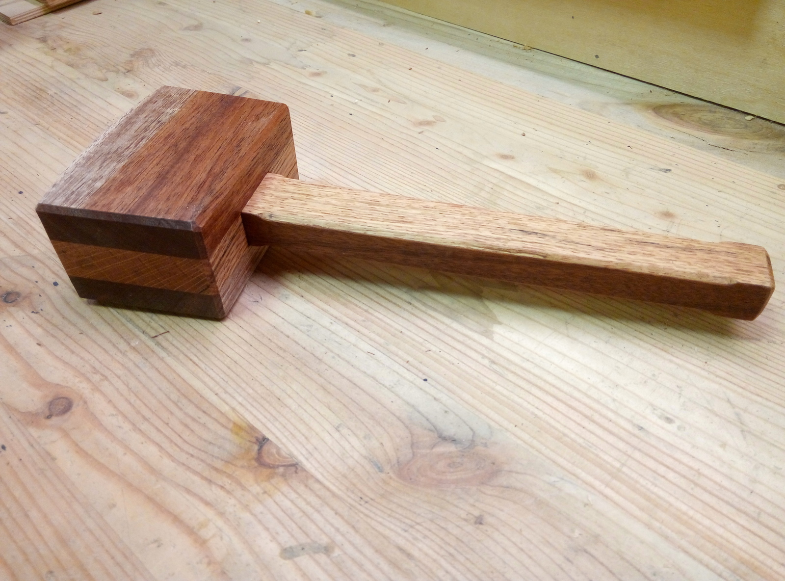 Do-it-yourself mallet - My, Carpenter, With your own hands, Workshop, Woodworking, Mallet, Tree, Woodworking, Sapele, Longpost