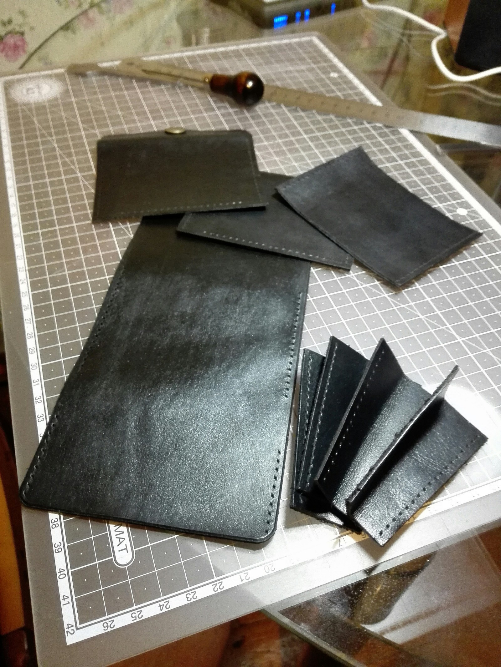 Purse number 3 - Leather products, Wallet, Handmade, Longpost