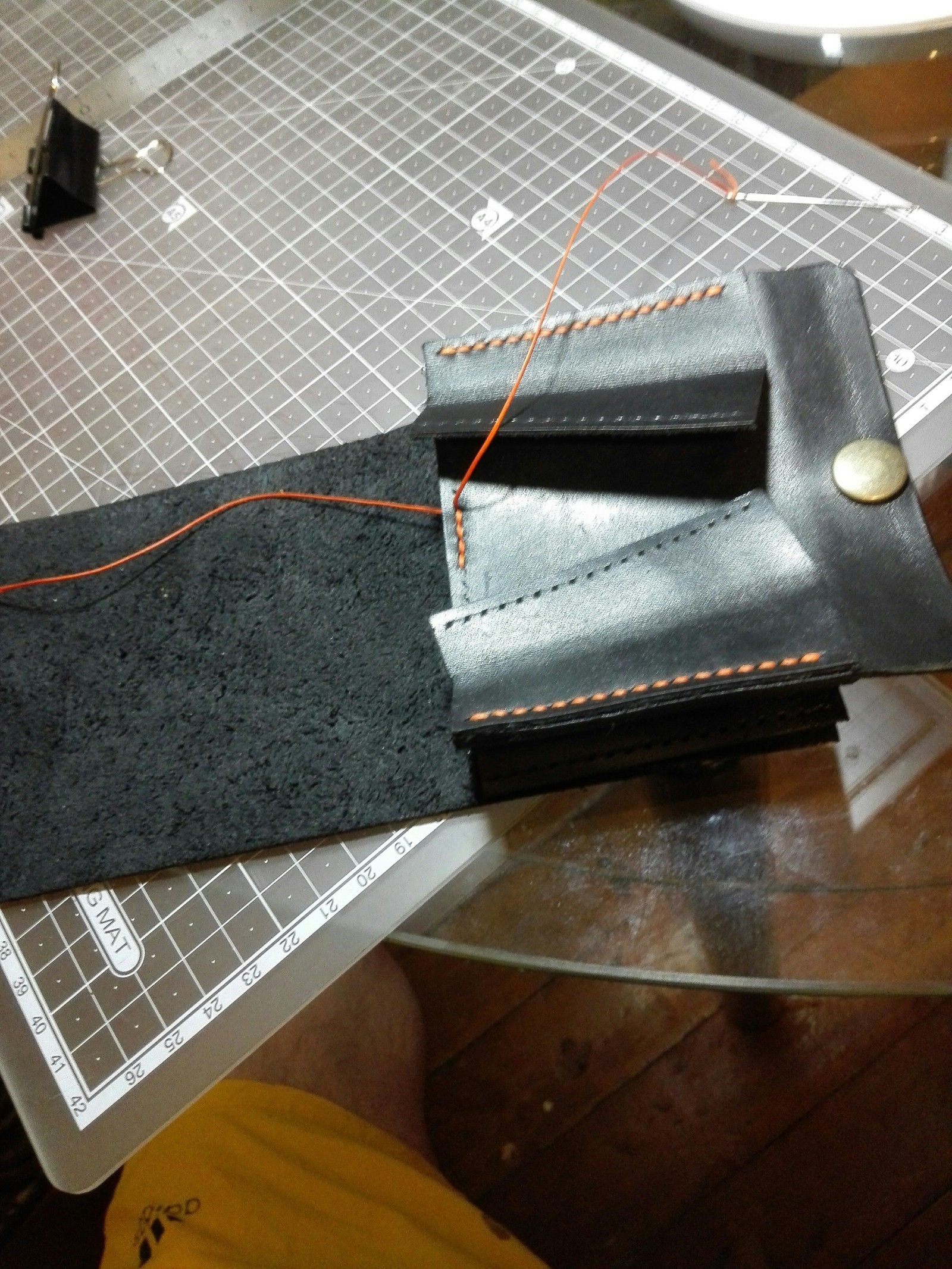 Purse number 3 - Leather products, Wallet, Handmade, Longpost