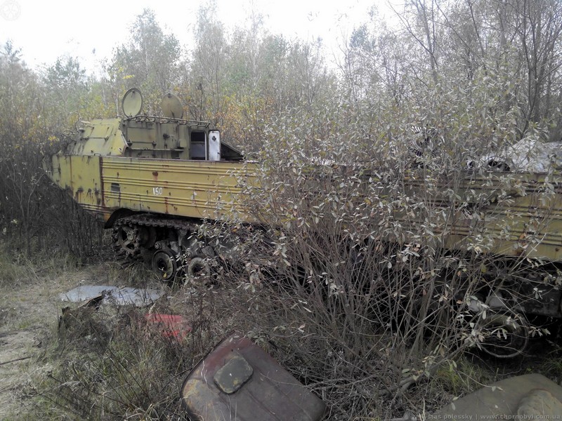 Rassokha - a cemetery of equipment in Chernobyl 2018 - My, Chernobyl, Cemetery of Machinery, Radiation, Zuo, Longpost