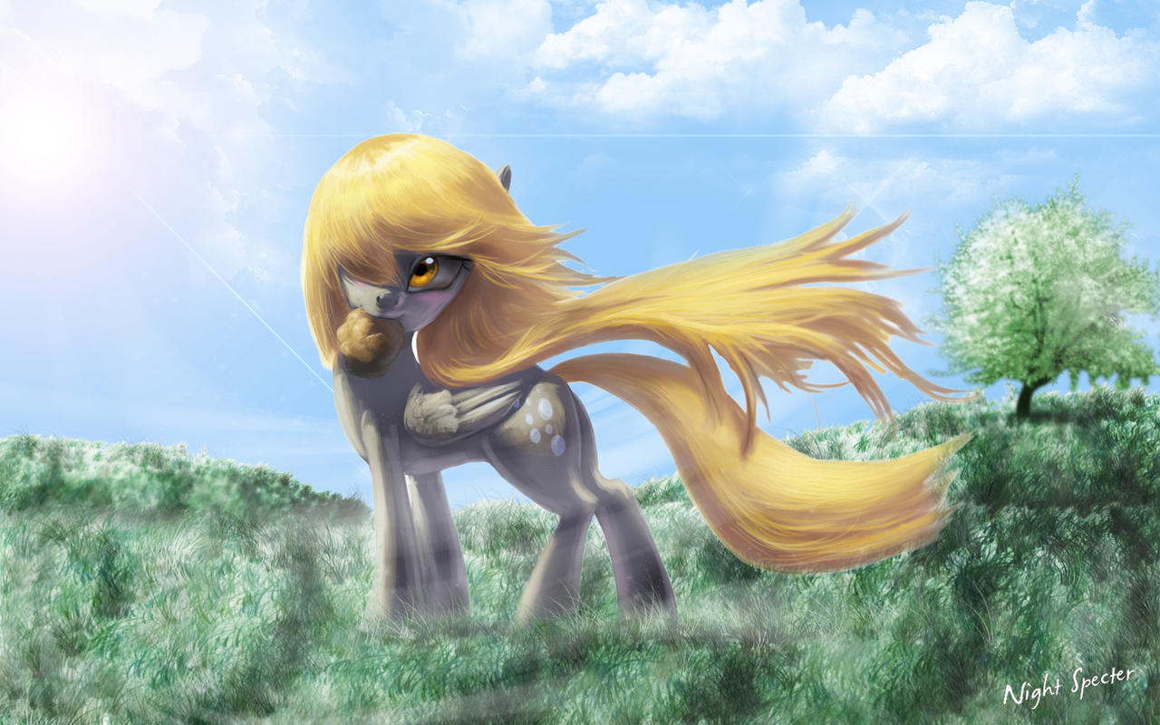 Красотка. - My Little Pony, Derpy Hooves, День Дерпи, Маффины