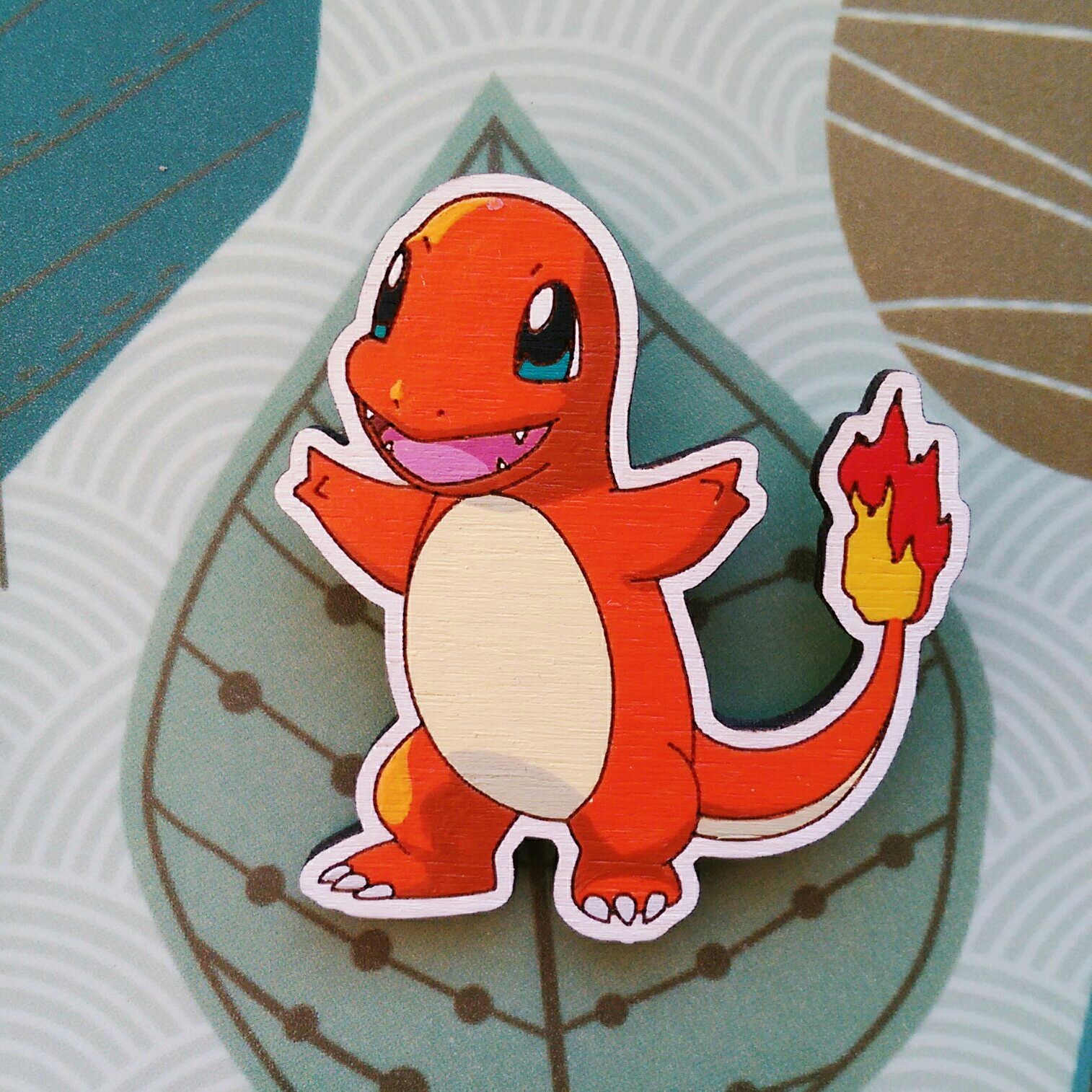 Wooden badges with hand-painted. Pokemon series. - My, Longpost, Wood products, Handmade, Pokemon