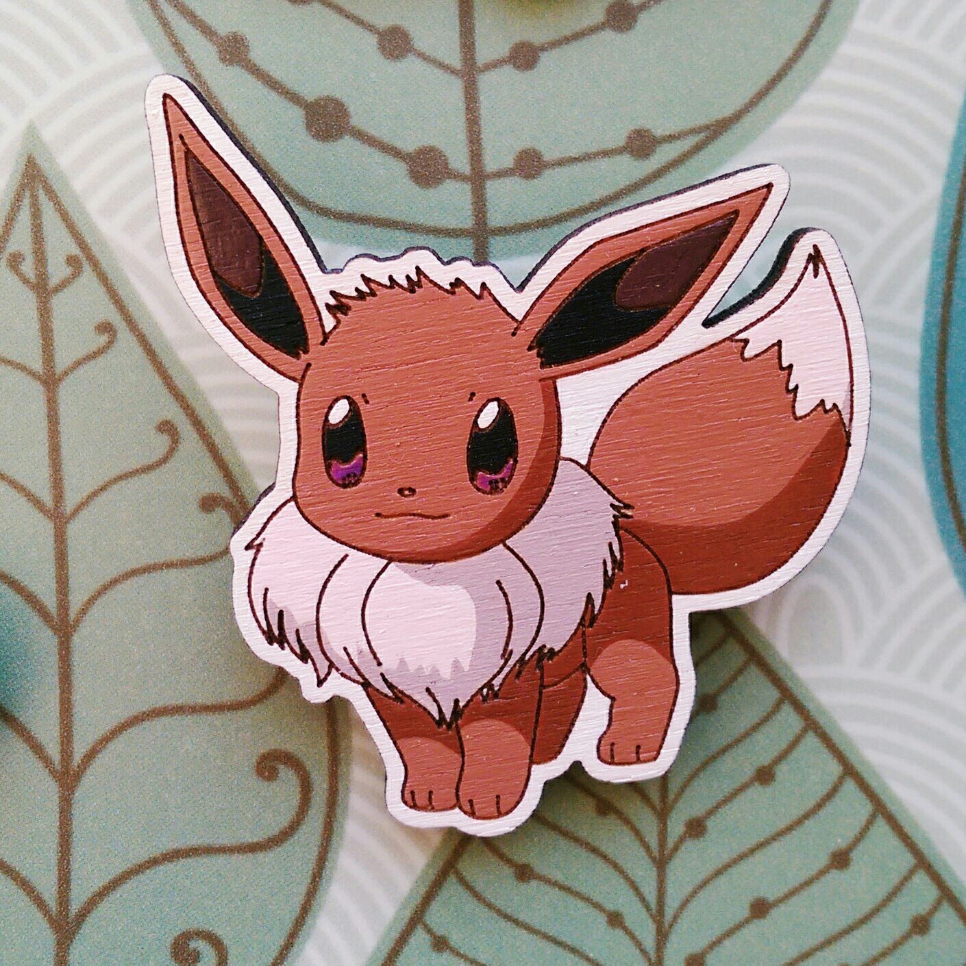 Wooden badges with hand-painted. Pokemon series. - My, Longpost, Wood products, Handmade, Pokemon