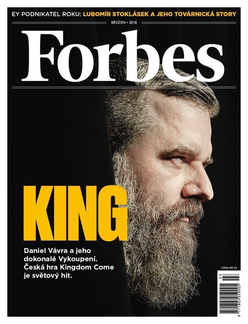 Геймдиректор и сценарист Kingdom Come: Deliverance Даниэль Вавра попал на обложку чешского Forbes - Kingdom Come: Deliverance, Даниэль Вавра, Forbes