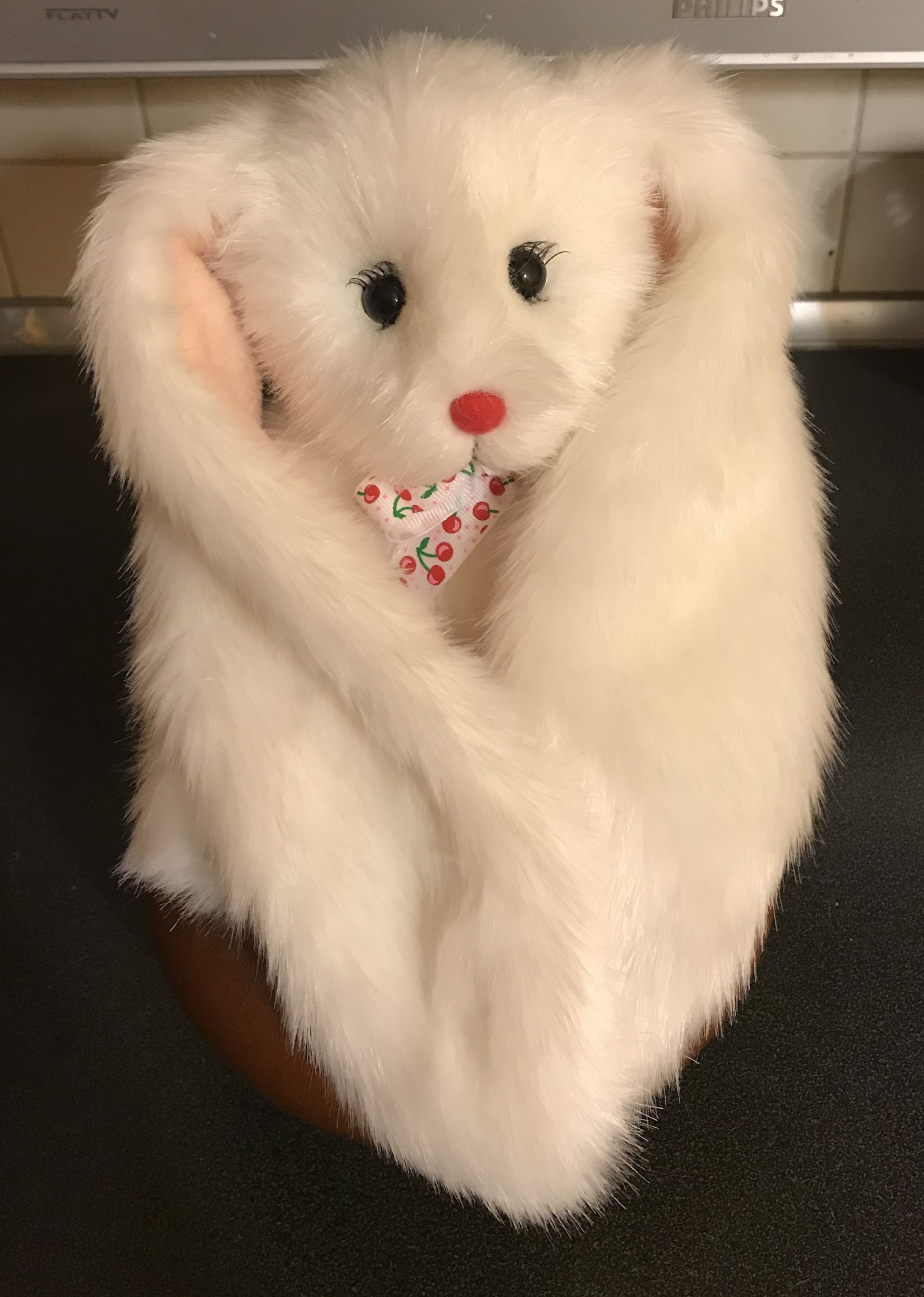 Snow-white bunnies and owls - My, Toys, Soft toy, Author's toy, Handmade, Hare, Owl, Needlework, Longpost