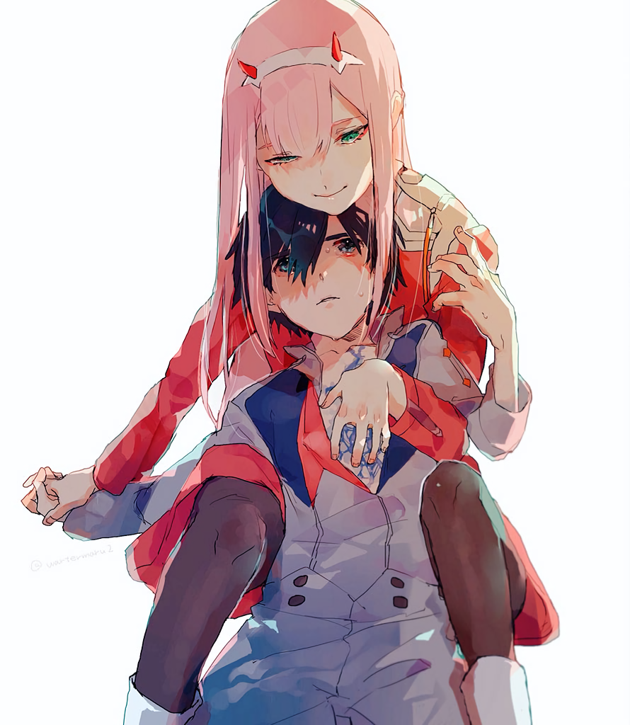 Zero two ang Hiro | Пикабу