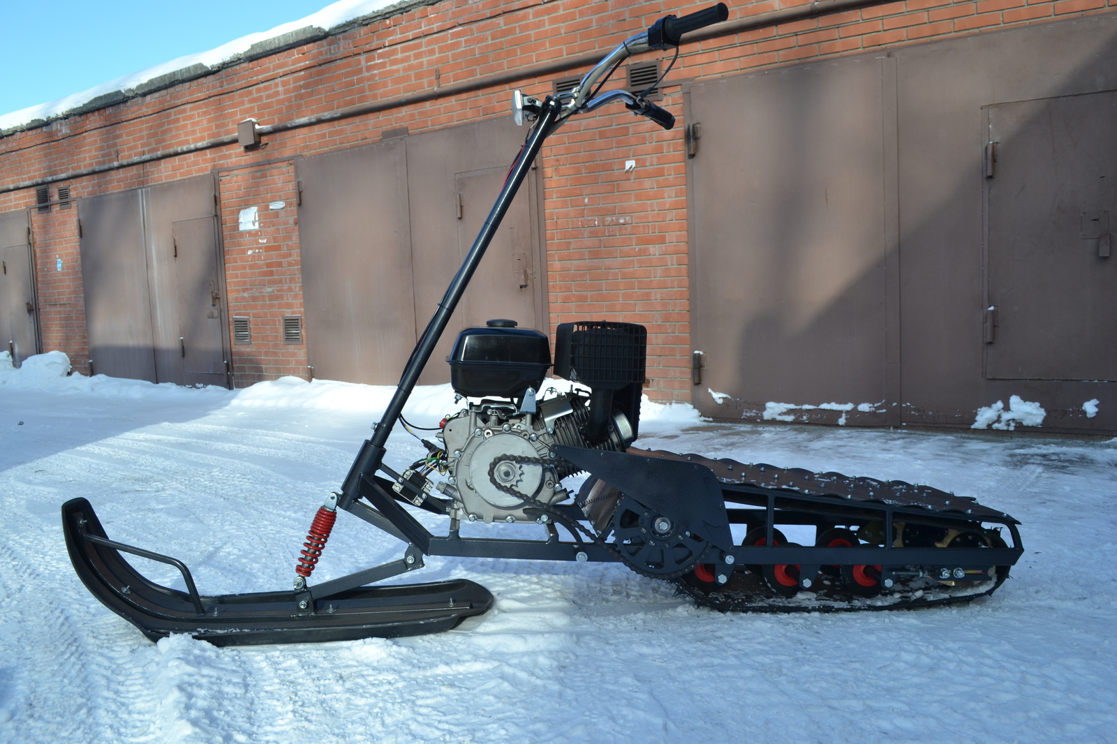 Winter departure on homemade equipment - My, Tricycle, , , Video