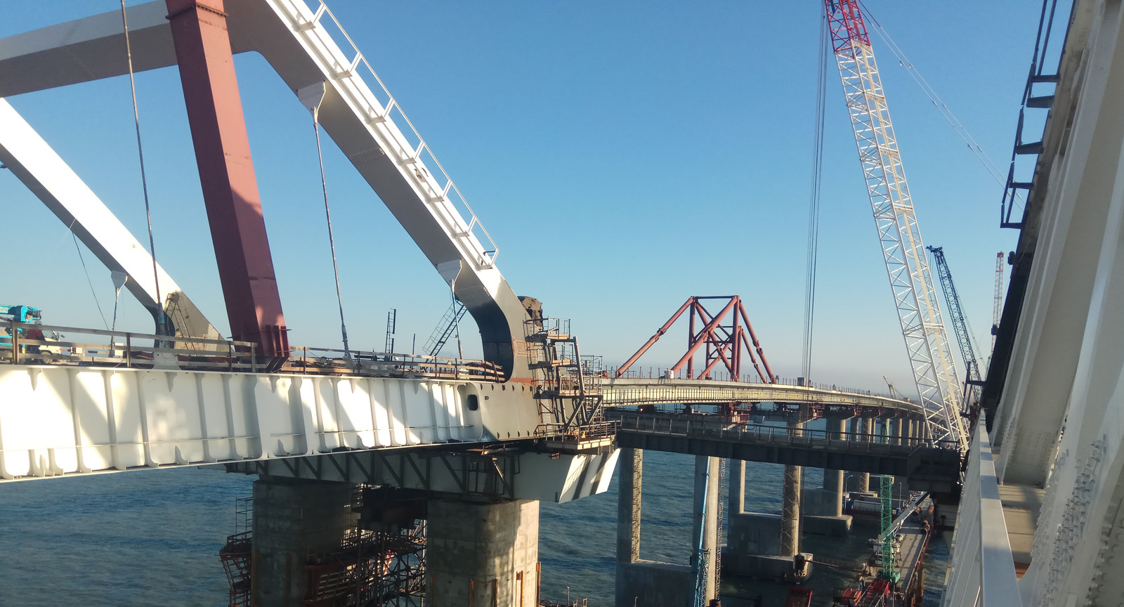 Some atmospheric photos of the Kerch bridge - My, Kerch bridge, Building, The photo, Longpost, Crimean bridge