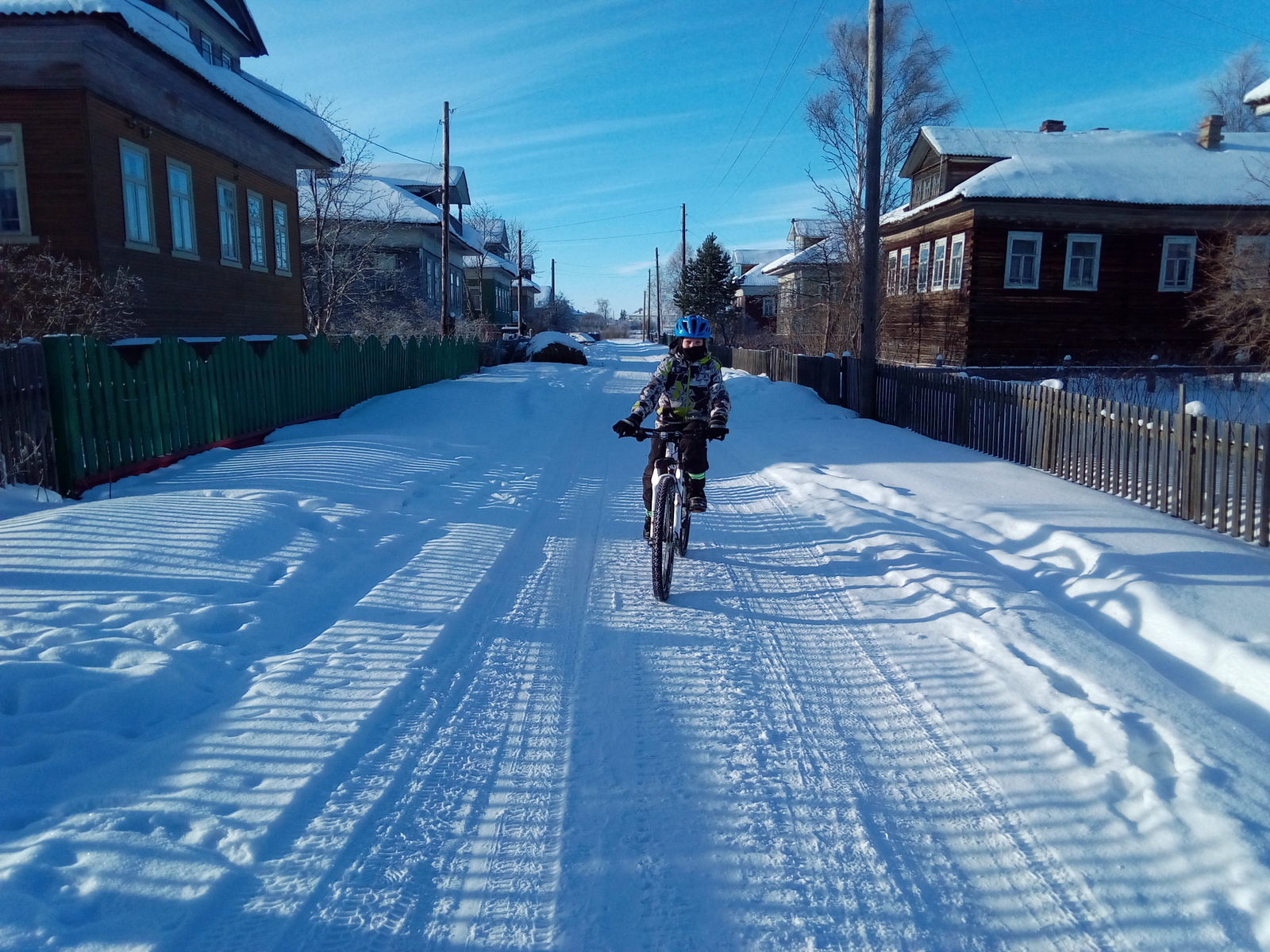 People, go for a walk! - My, A bike, River, Winter, Longpost