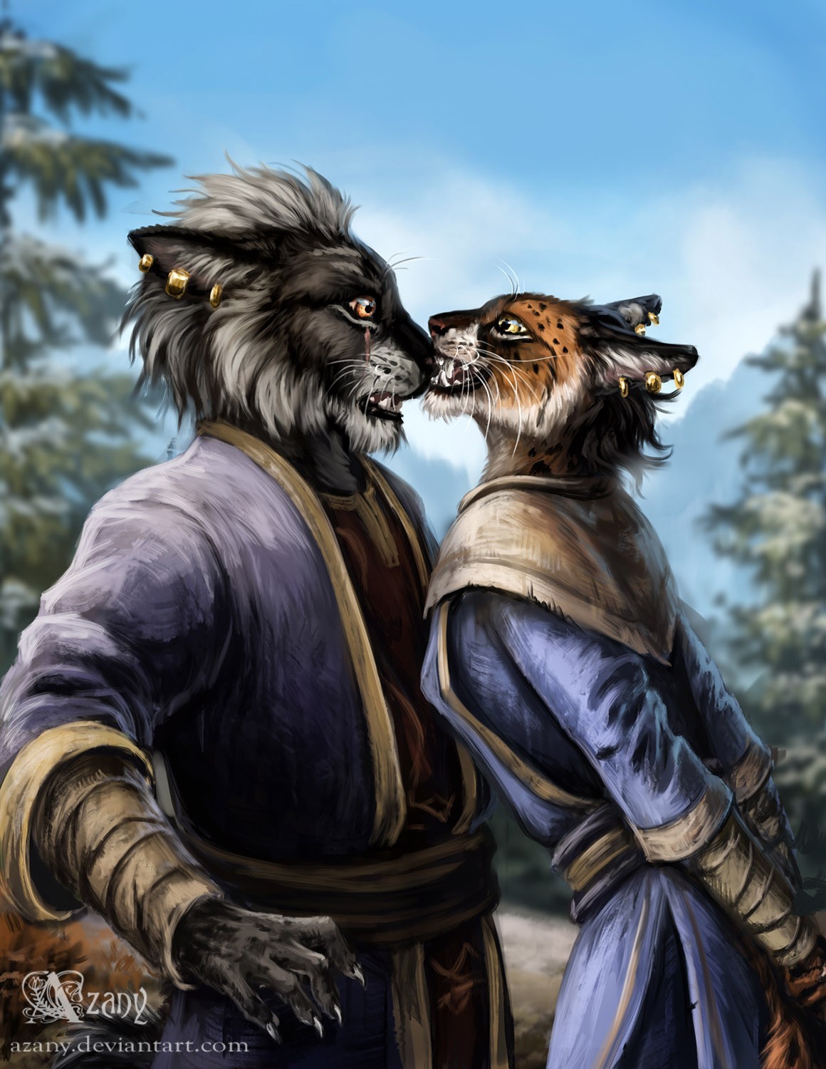 All you need is love - Furry, Azany Art, The elder scrolls