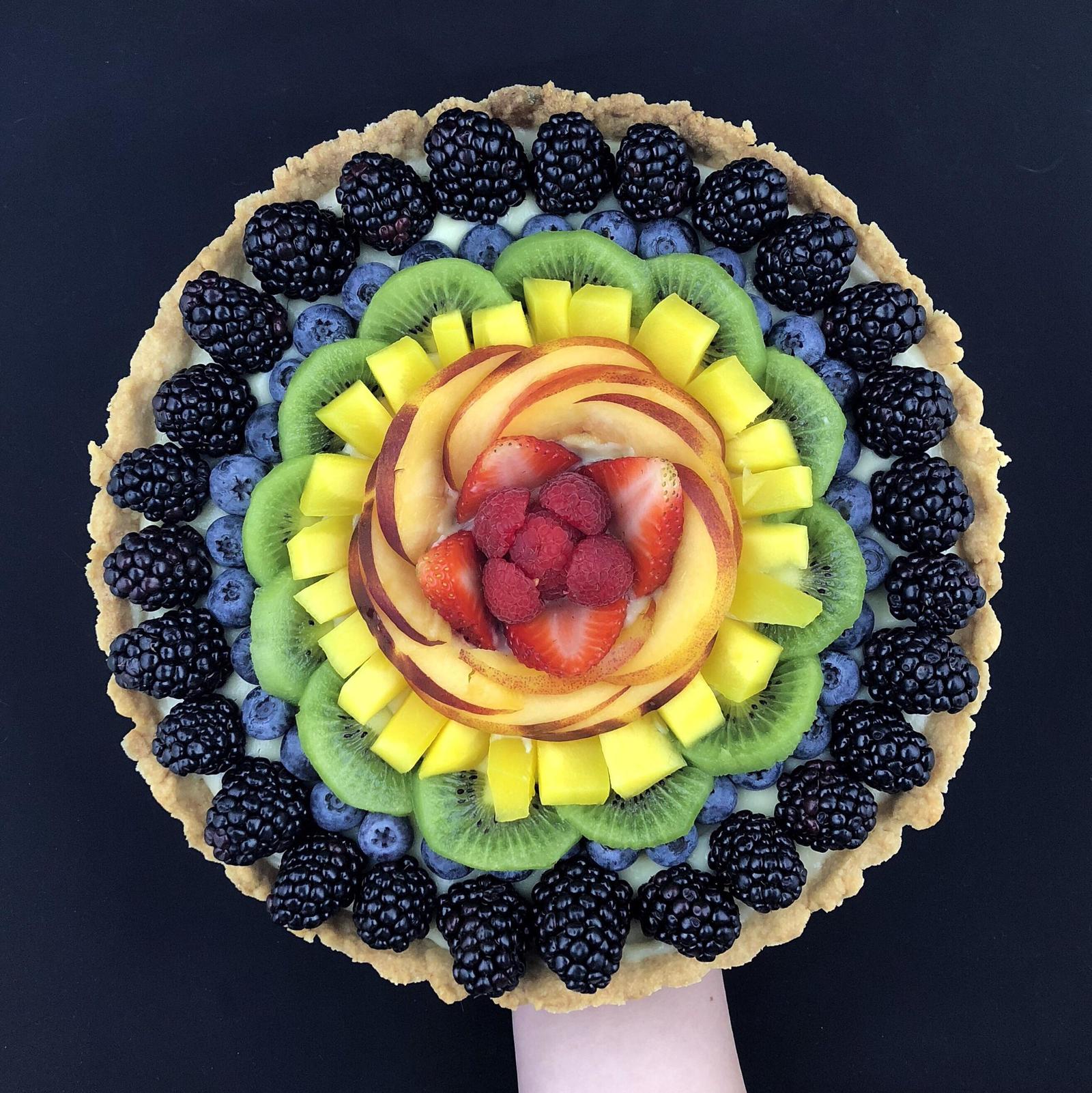 rainbow fruit cake - Cake, Фрукты, Summer, Reddit