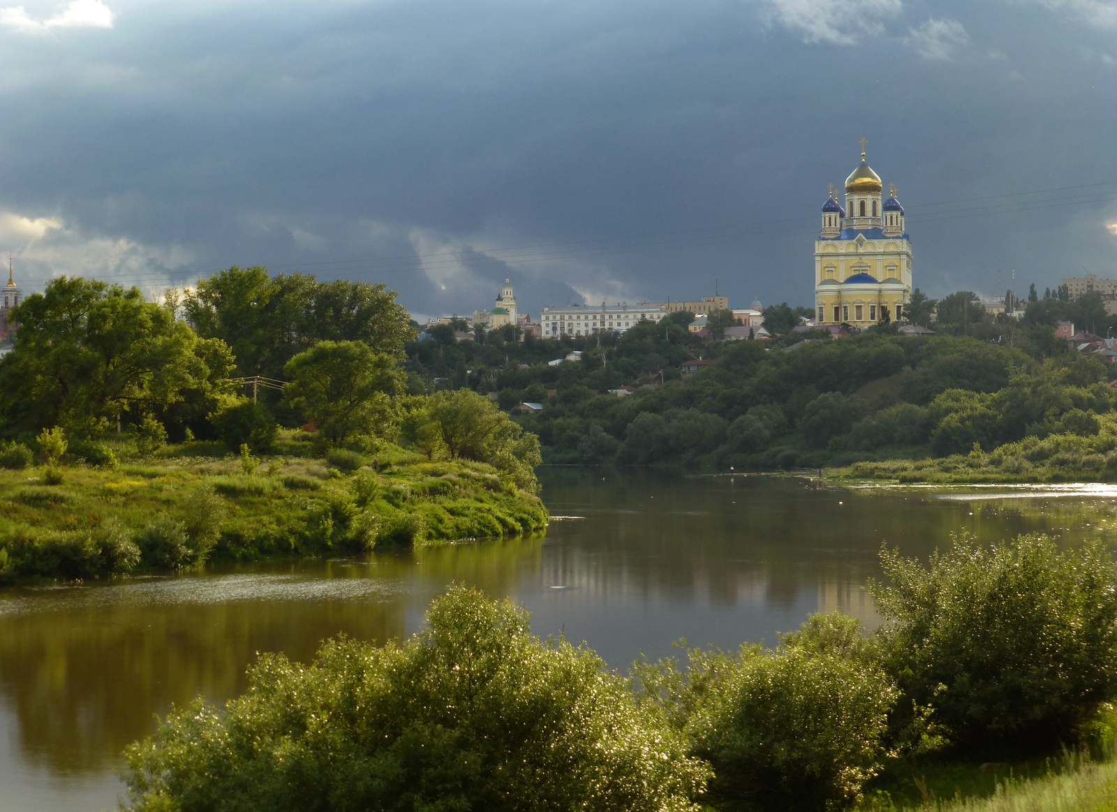 G.Yelets, Ascension Cathedral, river Fast Pine - River, Dace, The cathedral, Ascension Cathedral