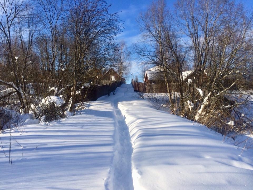 Two photos from the village. - My, Village, Vacation, Winter, Snow, The photo