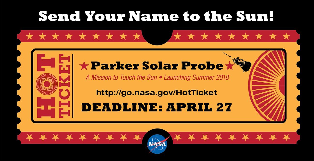 Send your name to the sun - Space, The sun, NASA, Parker Solar Probe