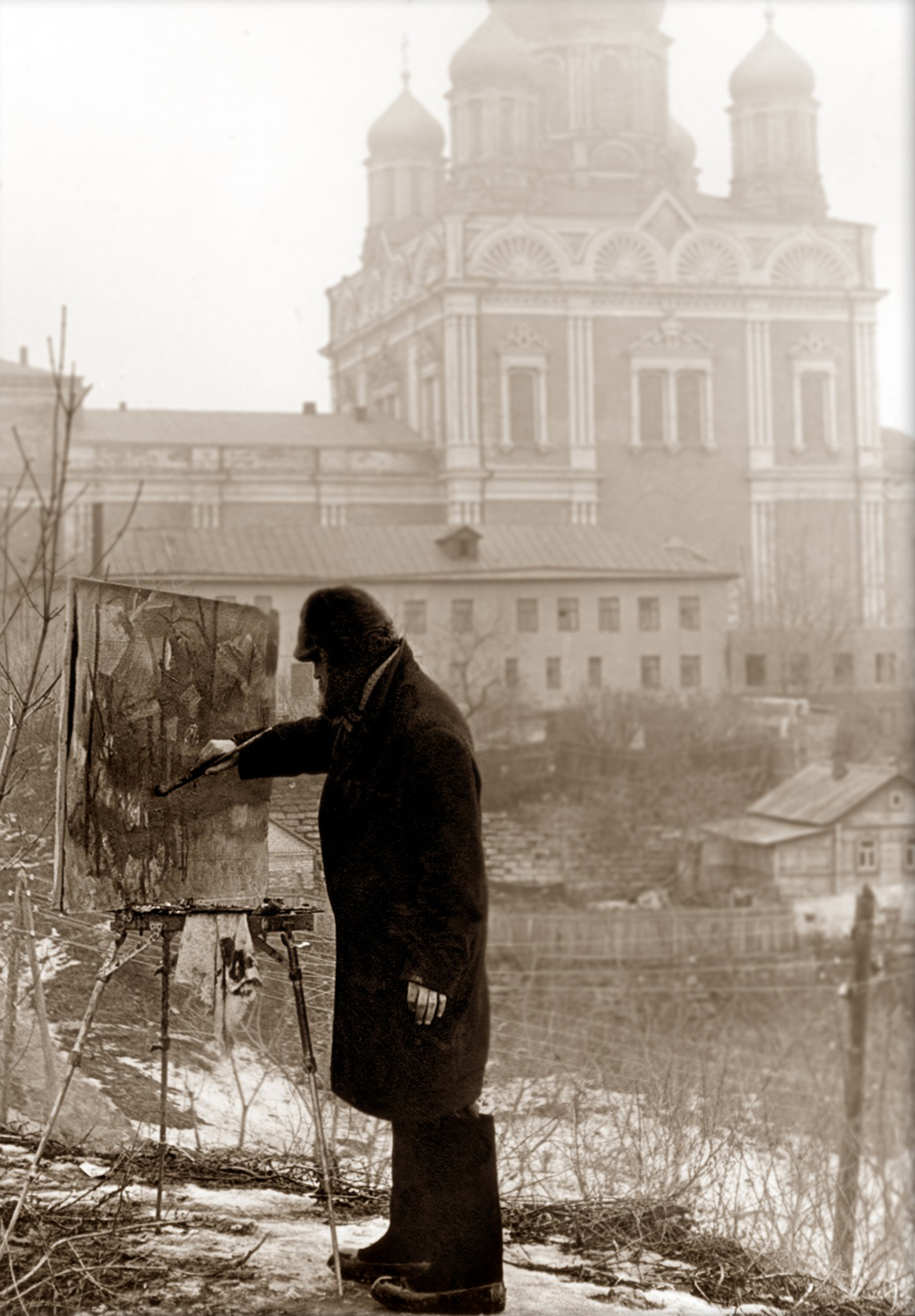 Painter. Yelets 1973 - Artist, The cathedral, Dace, Ascension Cathedral