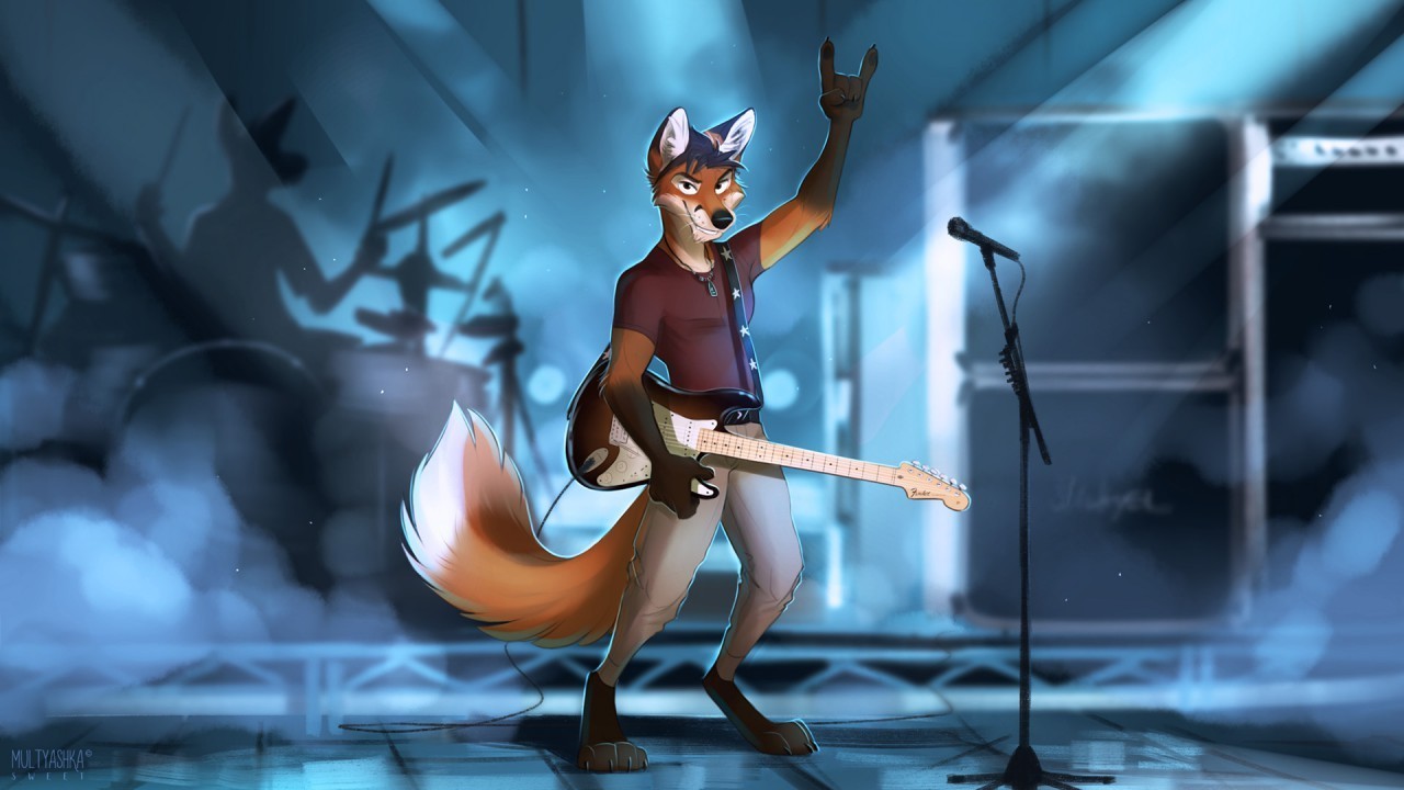 Don't stop the music - Furry, Multyashka-Sweet, Furry canine