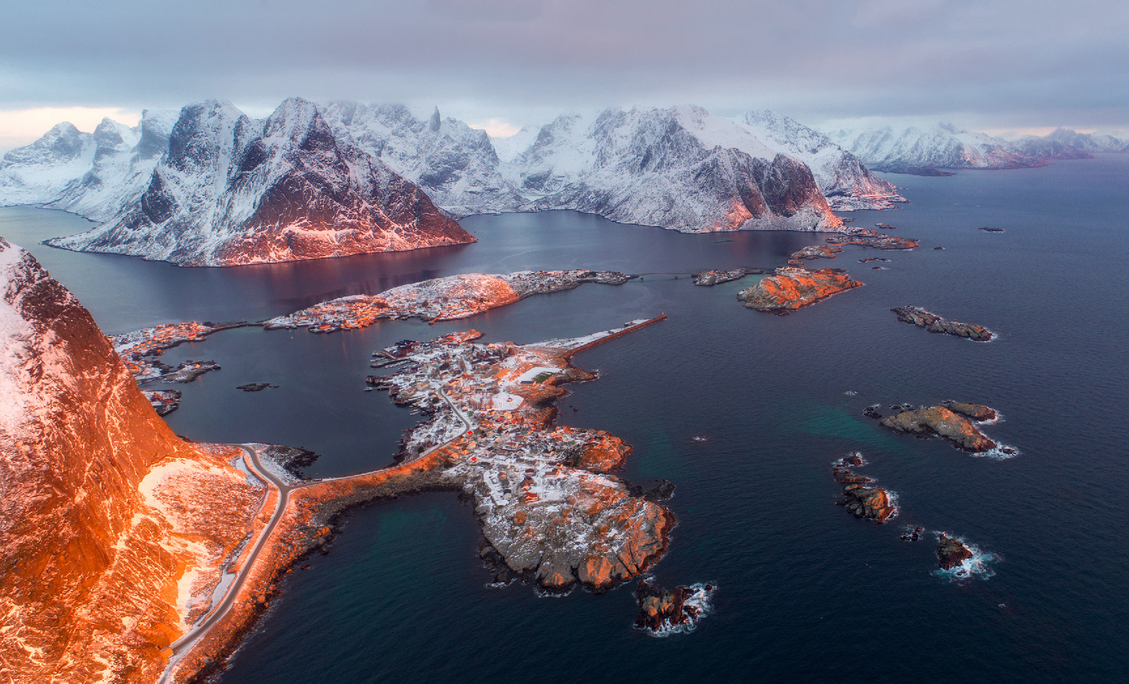 Orange Reine - The photo, , Norway, Lofoten islands