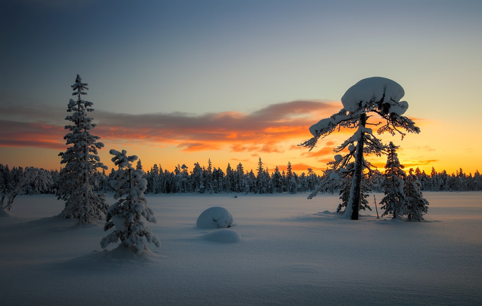 Murmansk region - Russia, The photo, Nature, Landscape, Snow, freezing, , Longpost