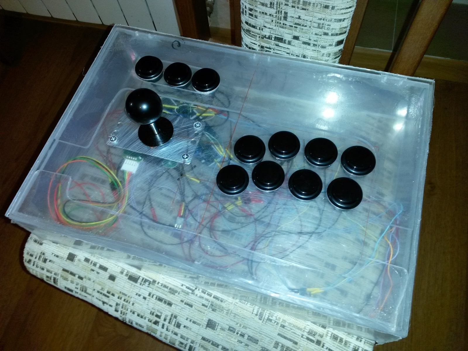 DIY arcade stick for PlayStation 4 - My, With your own hands, Playstation 4, Gamepad, Gamers, Soldering, Longpost