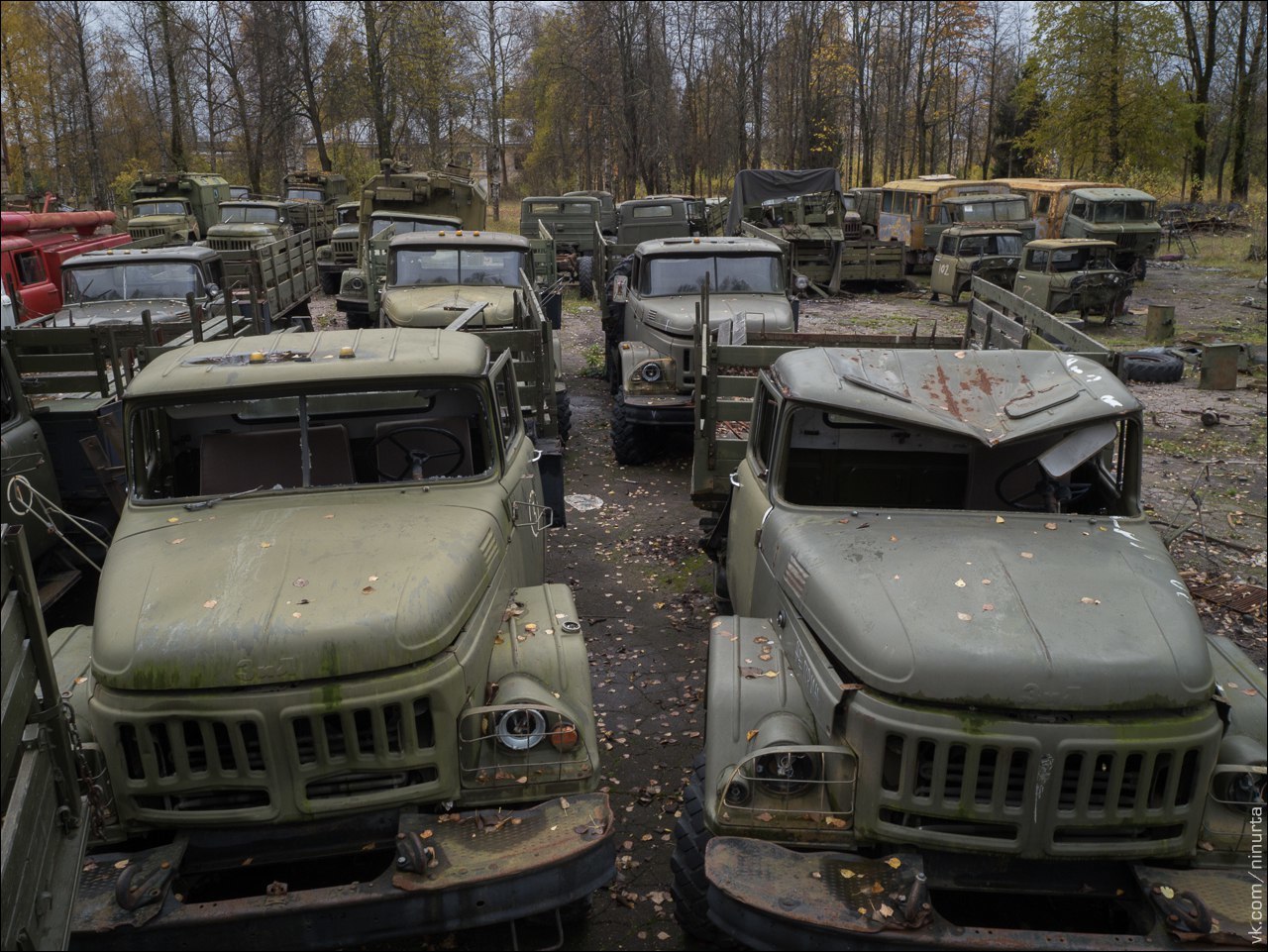 Cemetery of military equipment - My, Urbanphoto, Military equipment, Abandoned, Video, Longpost