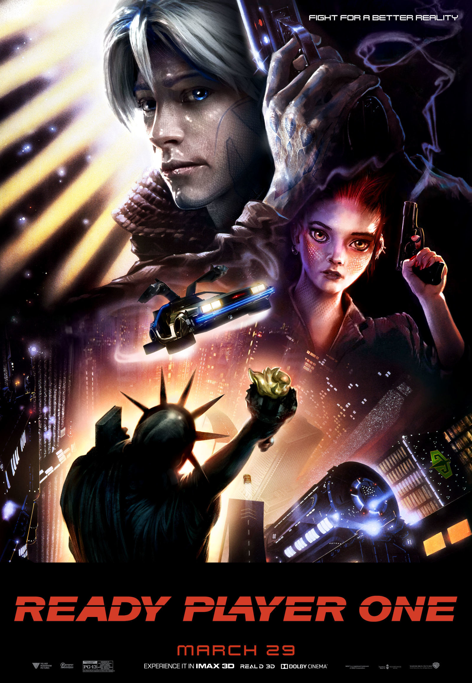 12 posters for the movie Ready Player One - Movies, Ready Player One, Poster, Longpost